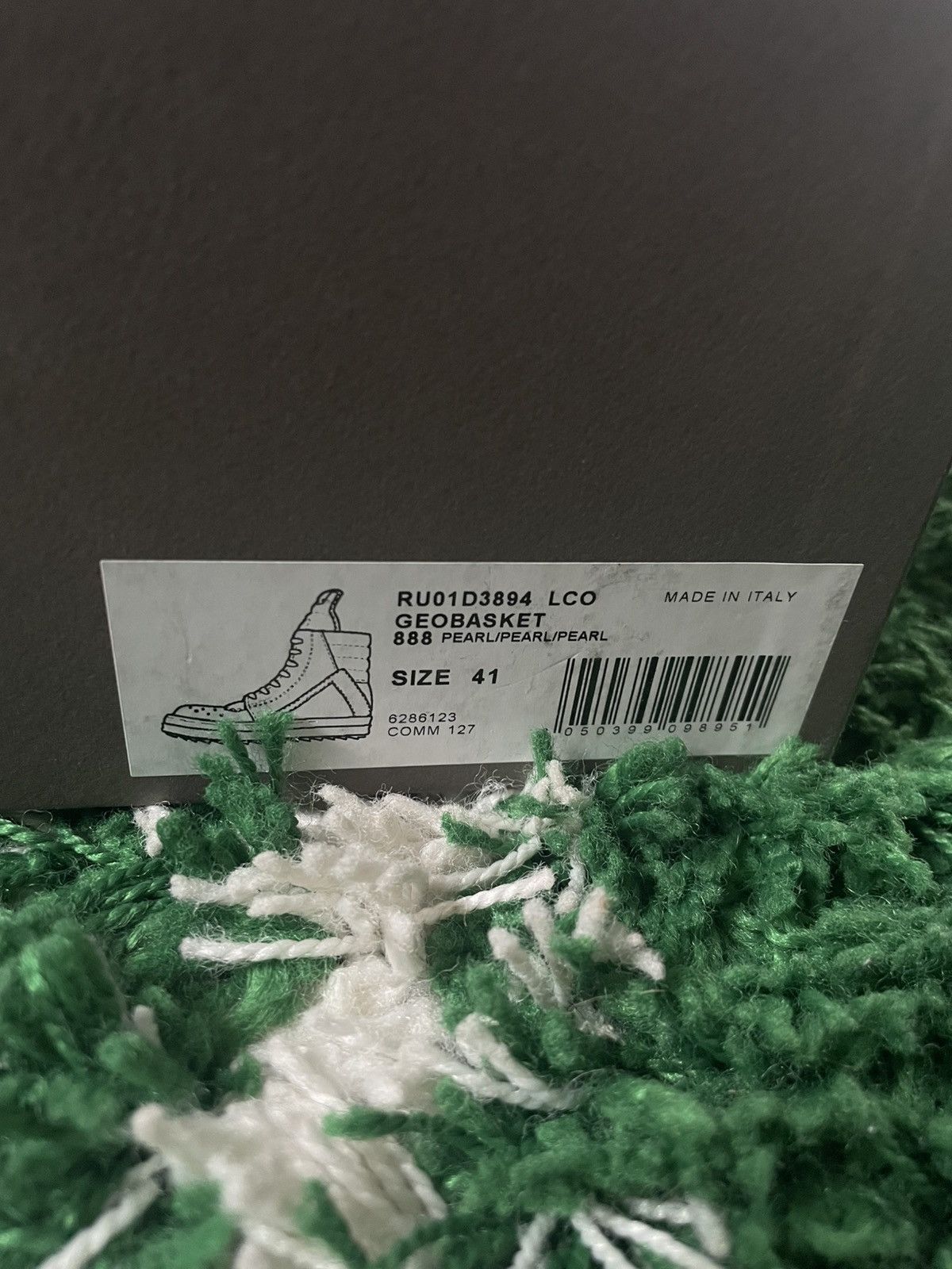Rick Owens Rick Owens geobasket milk EU41 Size US 8 / EU 41 - 9 Thumbnail