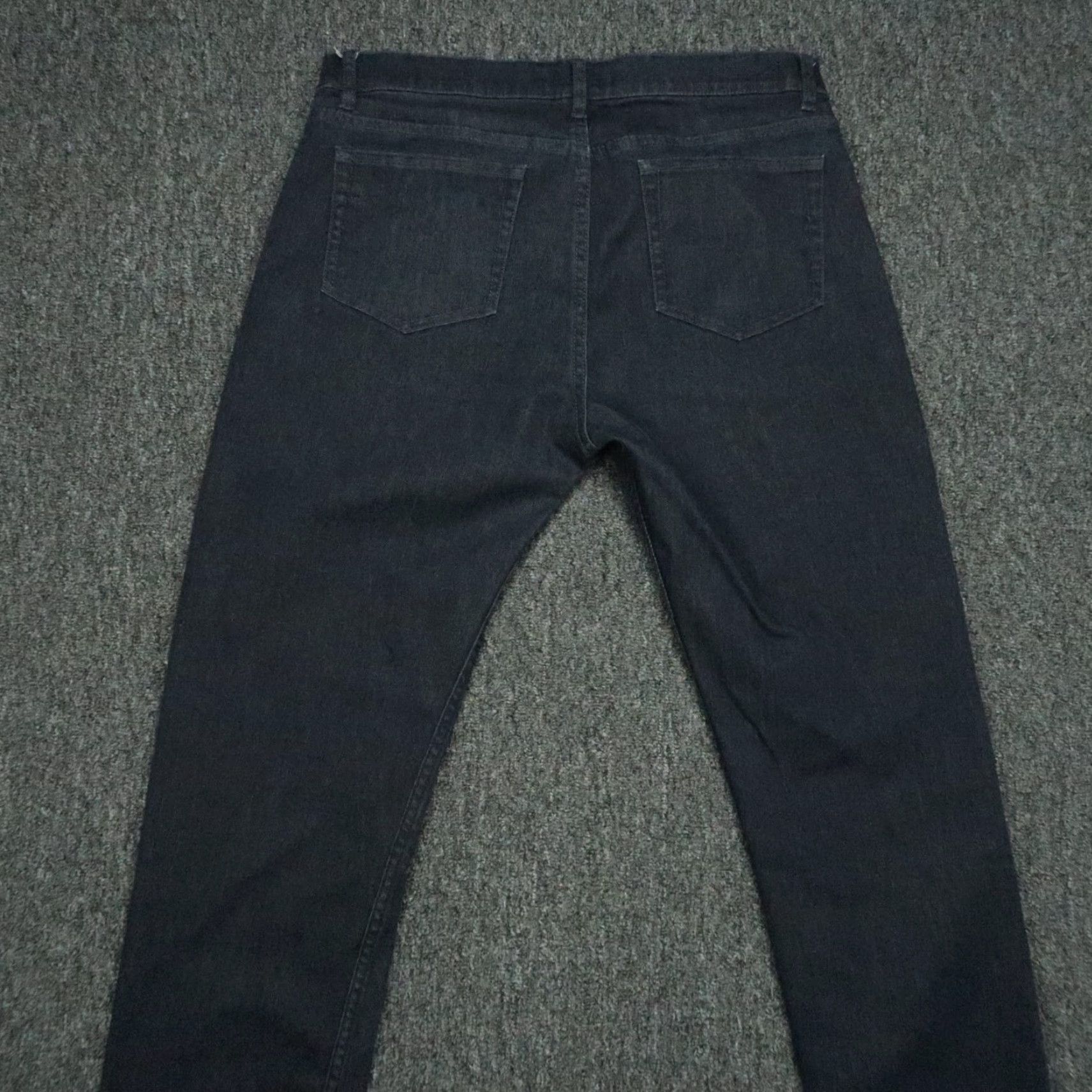 Vintage Ministry Of Supply Jeans Mens 32x34 Blue Straight 5 Pocket Dark Wash Denim Casual Mens Jeans Size US 32 / EU 48 - 5 Thumbnail