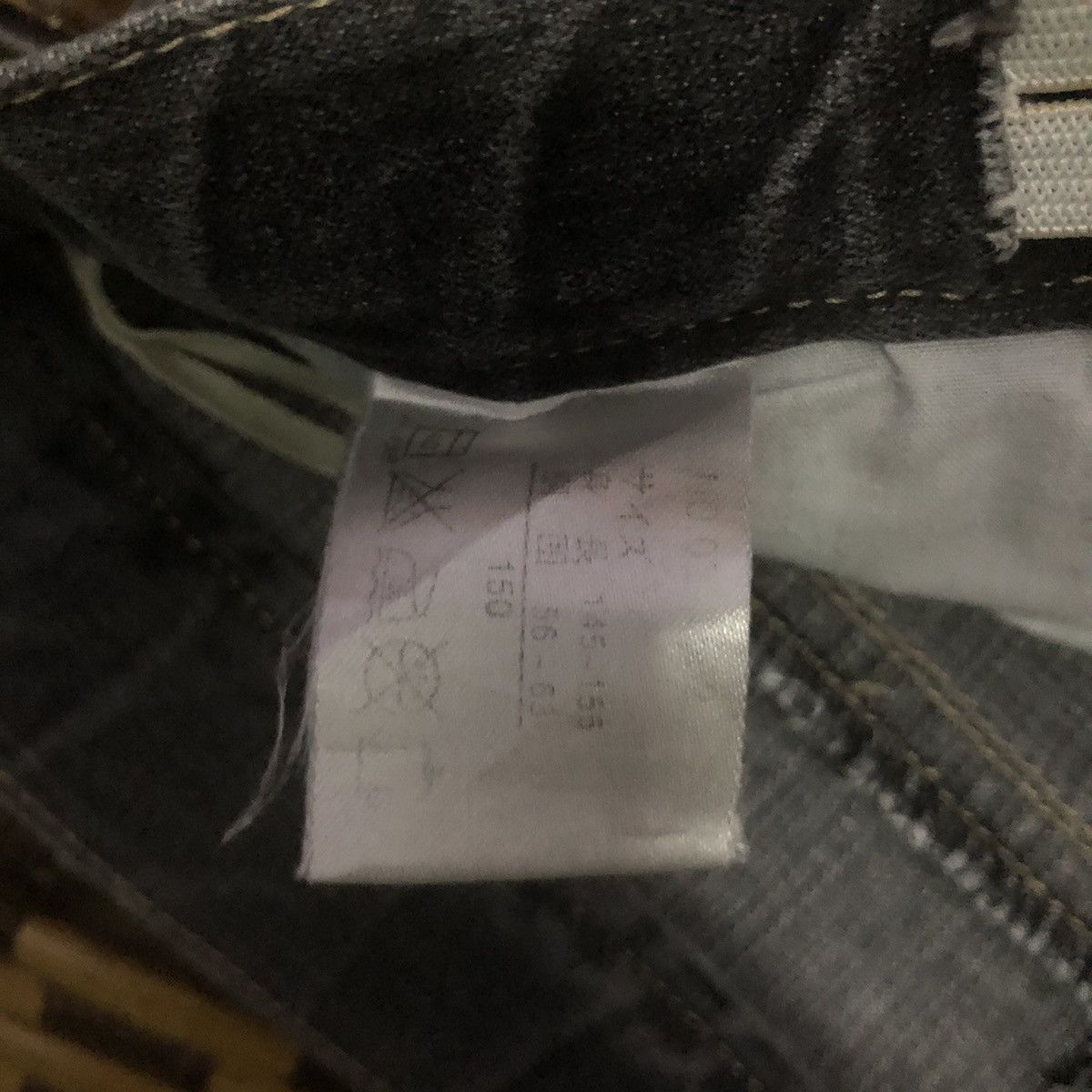 Hysteric Glamour × If Six Was Nine Vintage Denim Skirt Pant Flared Punk Style Size 27" / US 4 / IT 40 - 17 Thumbnail