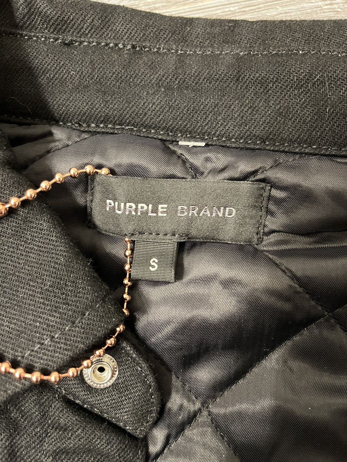 Purple Brand Purple Brand Padded Denim Jacket Size US L / EU 52-54 / 3 - 11 Thumbnail