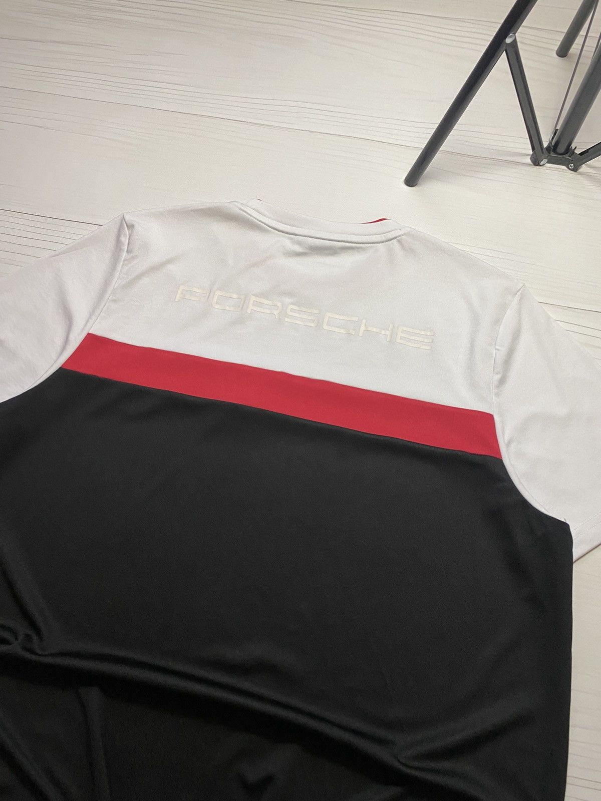 Porsche Design Porsche Motorsport Racing Big Logo y2k t shirt Size US XL / EU 56 / 4 - 11 Thumbnail