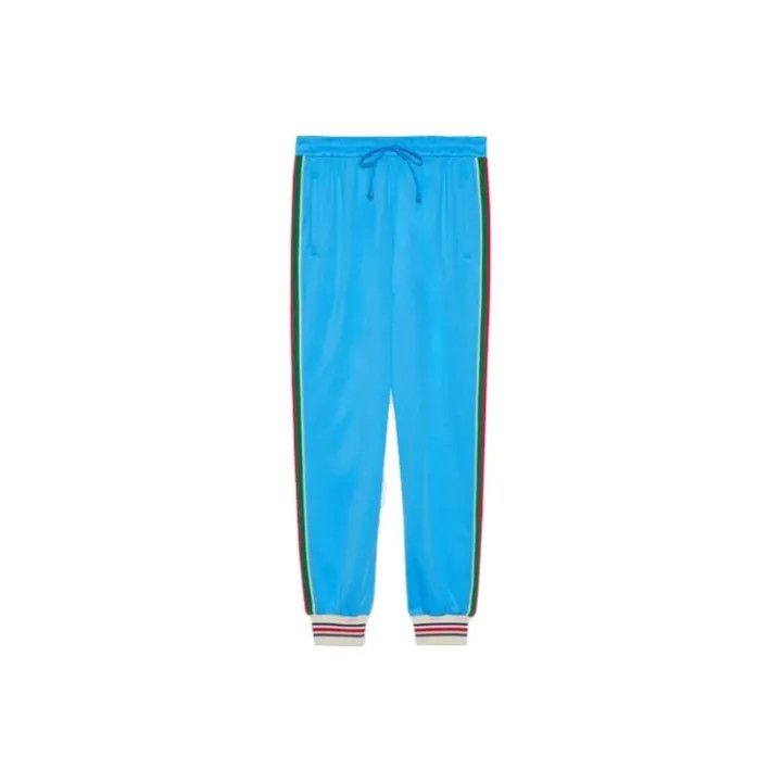 Gucci Gucci Blue Knitted Jogging Pants for Men Size US 26 / EU 42 - 1 Thumbnail