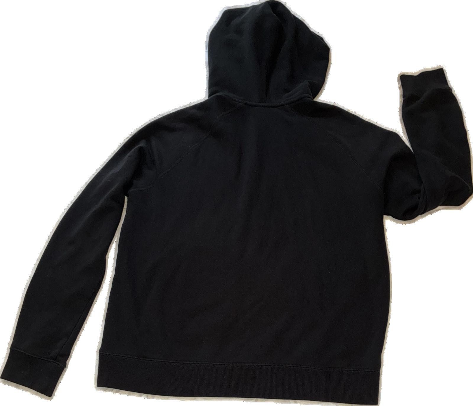 Nike Vintage Y2K Nike Spellout Big Swoosh Zip-Up Hoodie Black Size L / US 10 / IT 46 - 2 Thumbnail