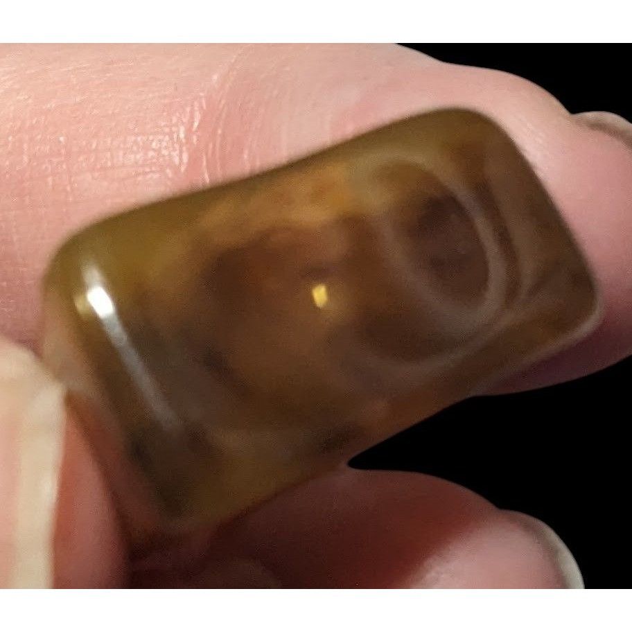 Other Brown Mottled Abstract Chunky Fashion Ring Size 5 3/4 Size ONE SIZE - 7 Thumbnail