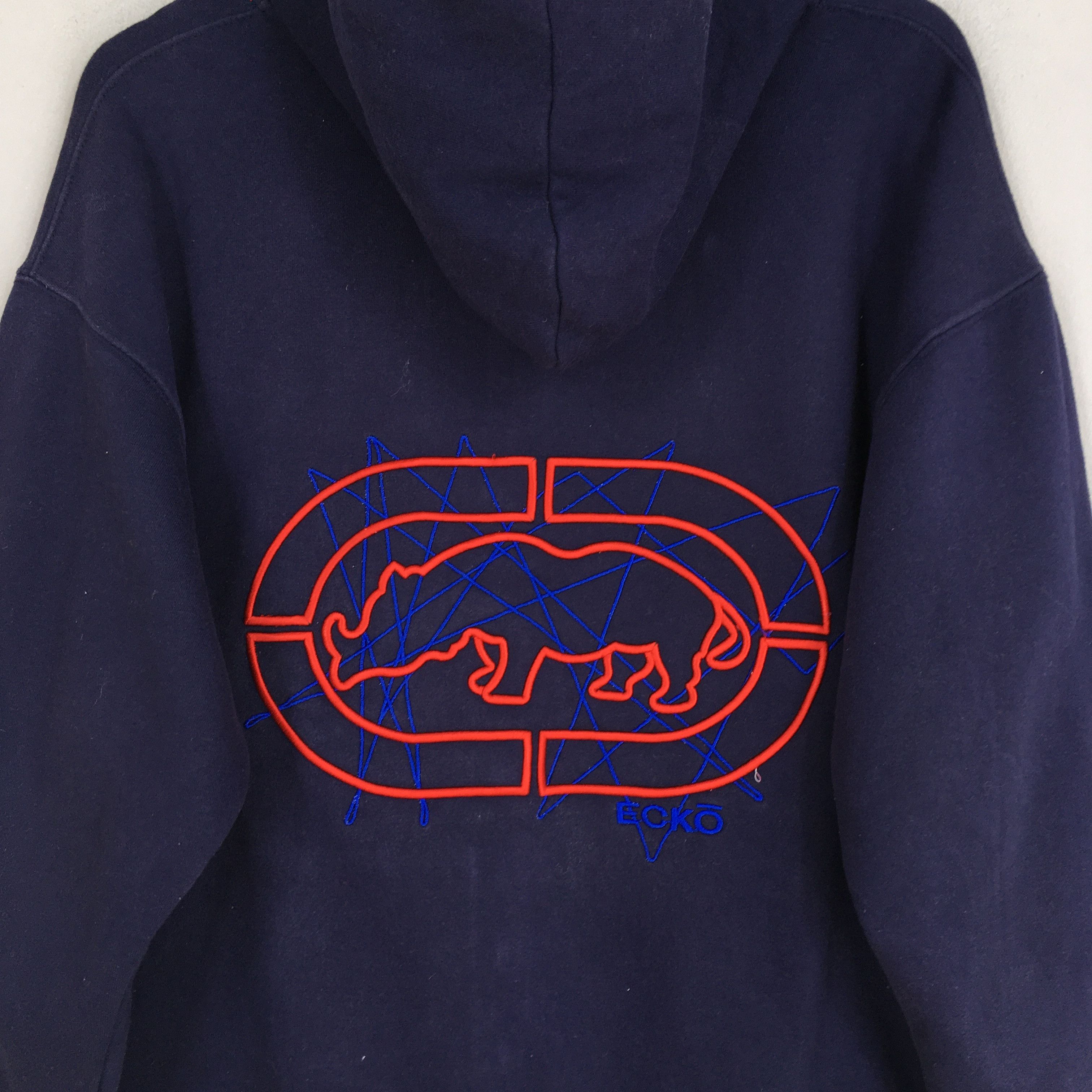 Ecko Unltd. × Marc Ecko × Vintage Vintage Ecko Function Blue Half Zipper Medium Size US M / EU 48-50 / 2 - 10 Thumbnail