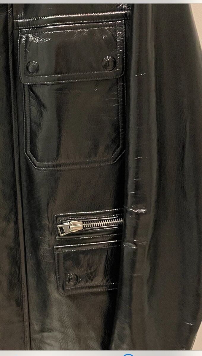 Tom Ford 📍8K VALUE📍 Leather Cargo Biker Fight Blazer Jacket Size US L / EU 52-54 / 3 - 4 Thumbnail