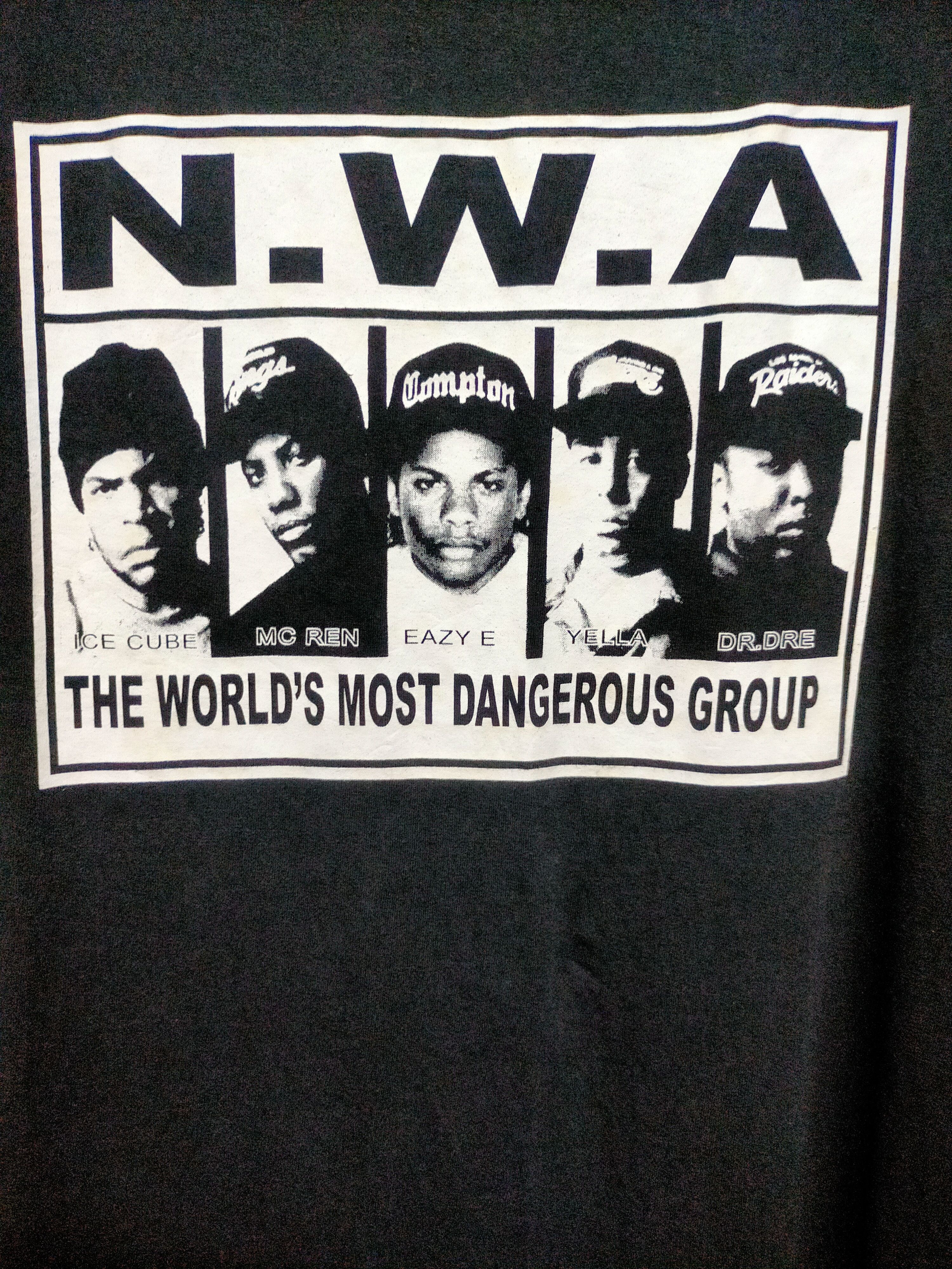 Rap Tees ICE CUBE Rap Tees Black Tee Size US XL / EU 56 / 4 - 5 Thumbnail
