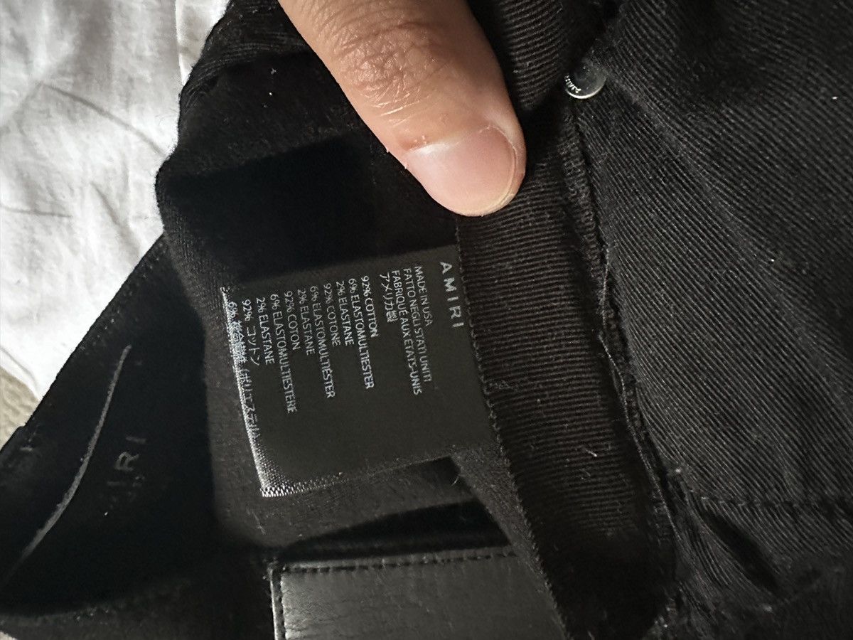 Amiri Amiri MX1 Black Bandana jeans Size US 30 / EU 46 - 6 Thumbnail