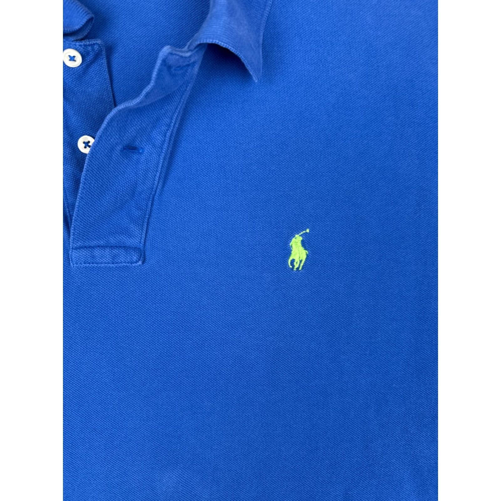 Ralph Lauren VINTAGE Ralph Lauren Polo Shirt Men XL Blue 100% Cotton Polo Shirt Golf Shirt Polo Ralph Lauren Polo Shirt Men XL Blue 100% Cotton Golf Size US XL / EU 56 / 4 - 6 Thumbnail