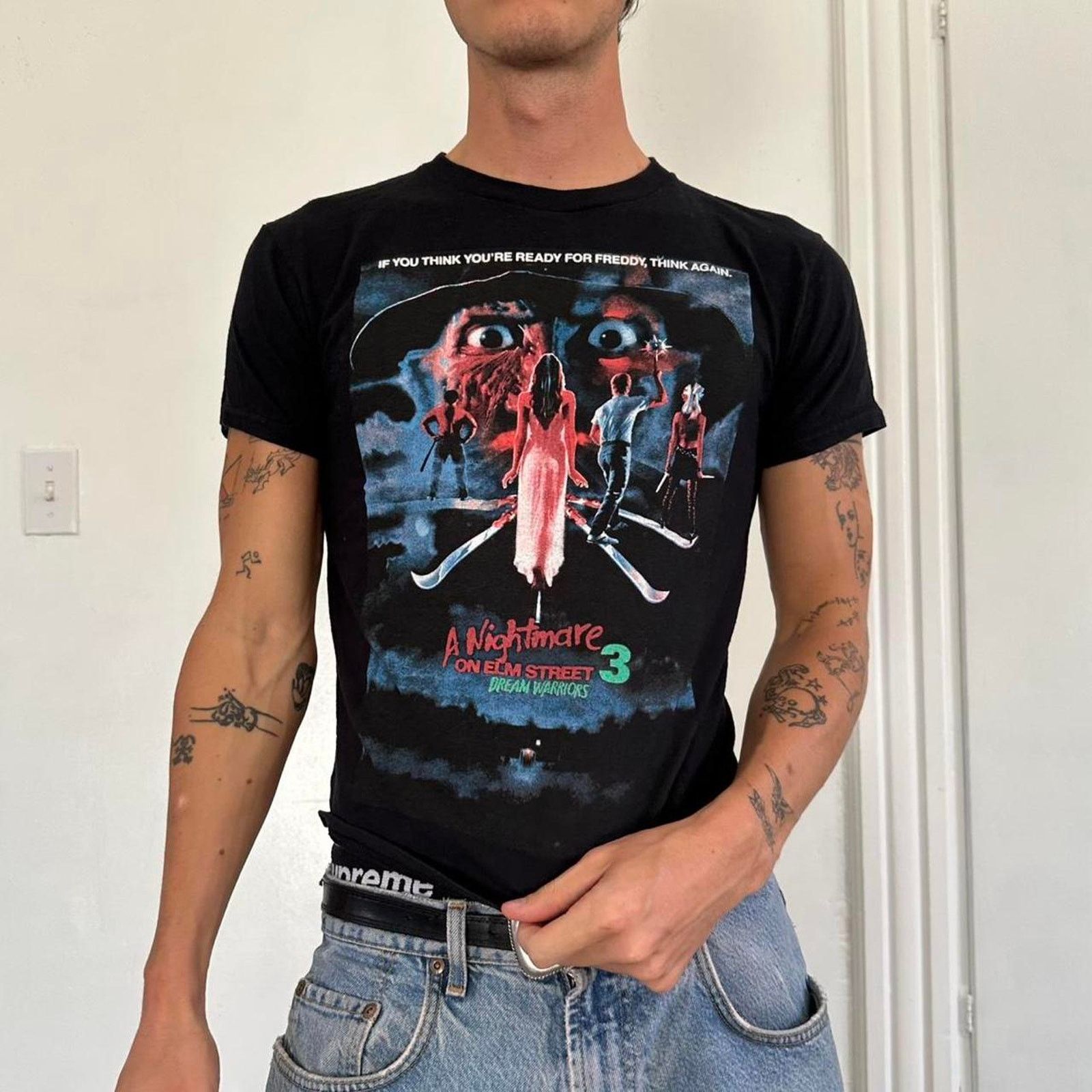 Other Vintage Nightmare on elm street Movie Graphic Tee Shirt Size US XS / EU 42 / 0 - 5 Thumbnail