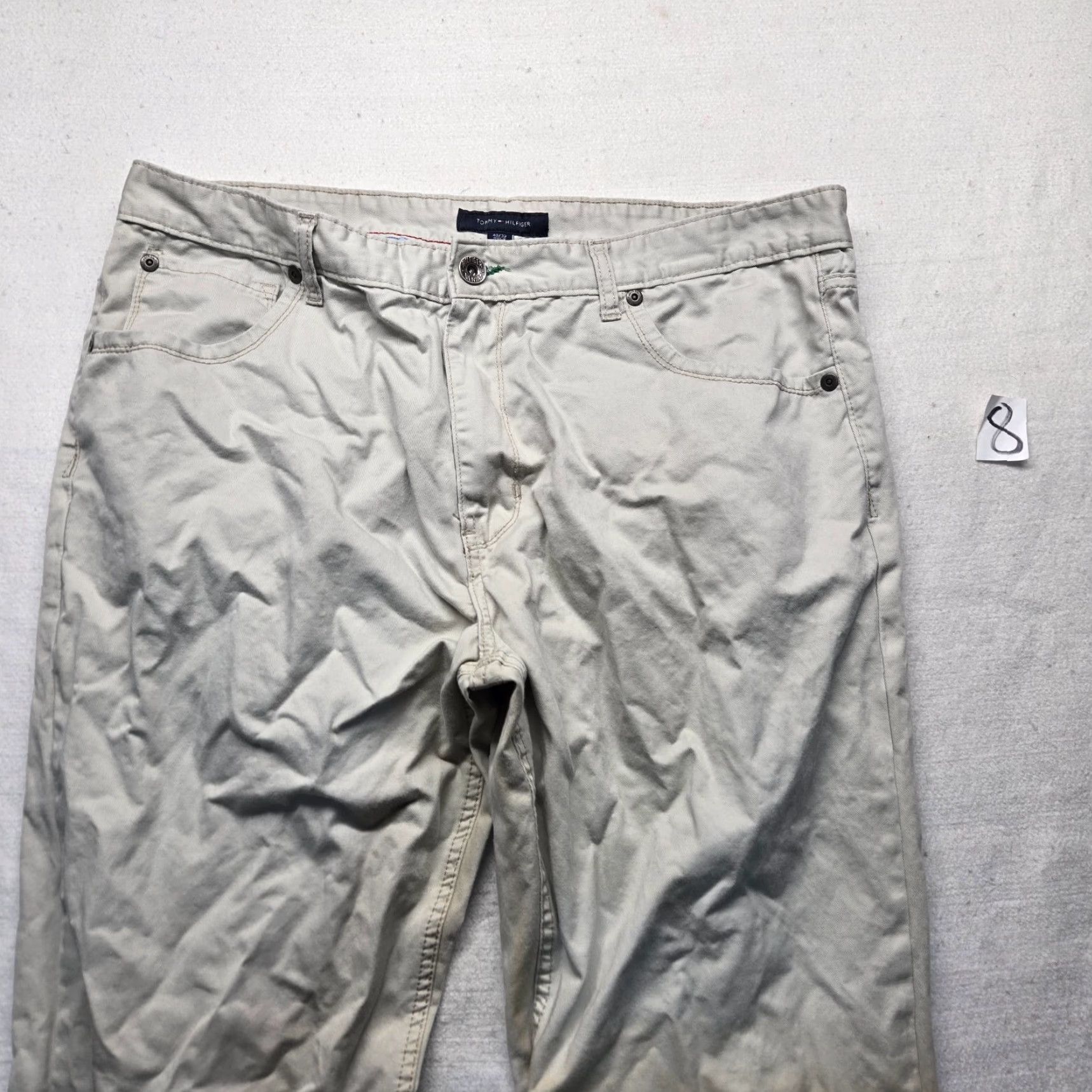 Tommy Hilfiger VINTAGE Tommy Hilfiger Pants Khakis Adult Men's Size 40 x 32 Beige 90s Size US 40 / EU 56 - 2 Thumbnail