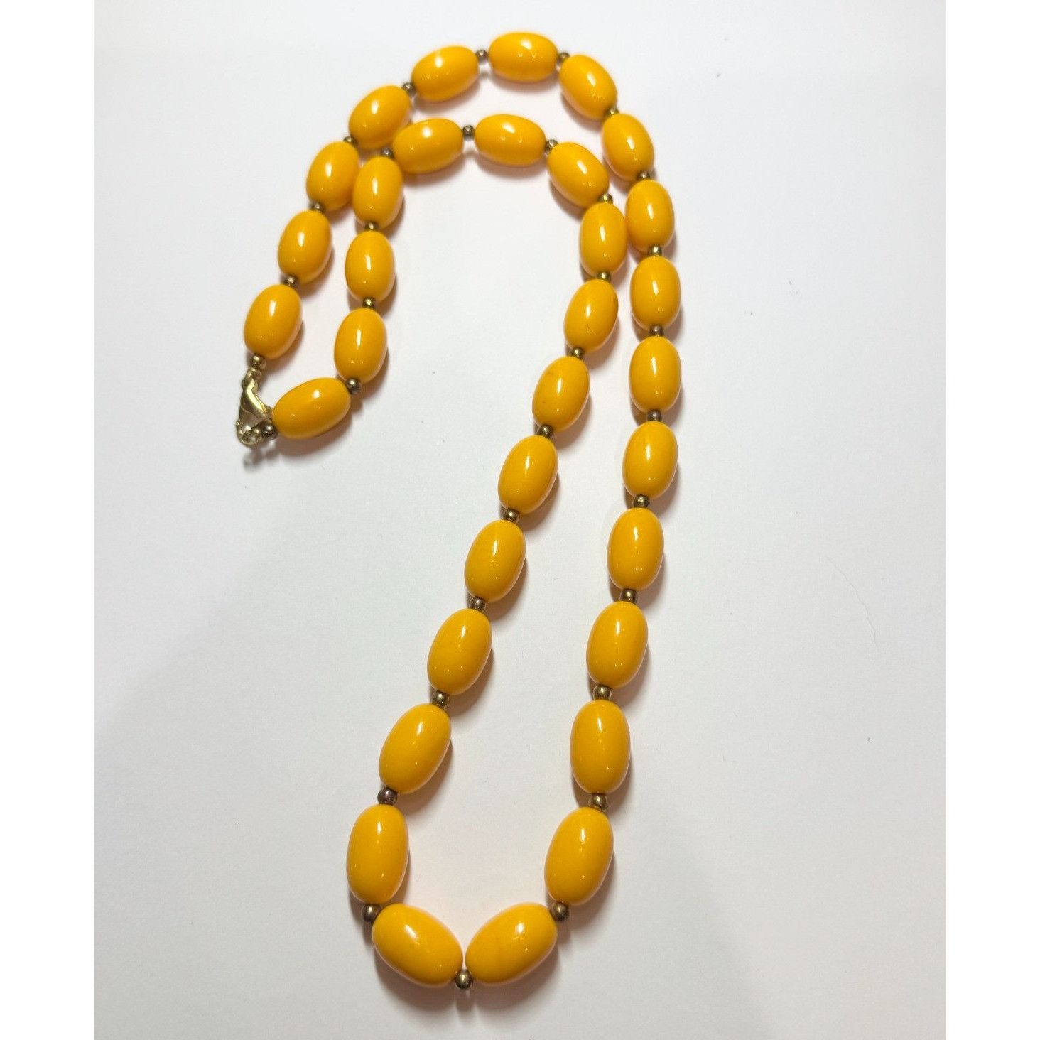 Vintage Vintage orange beaded necklace Size ONE SIZE - 1 Thumbnail