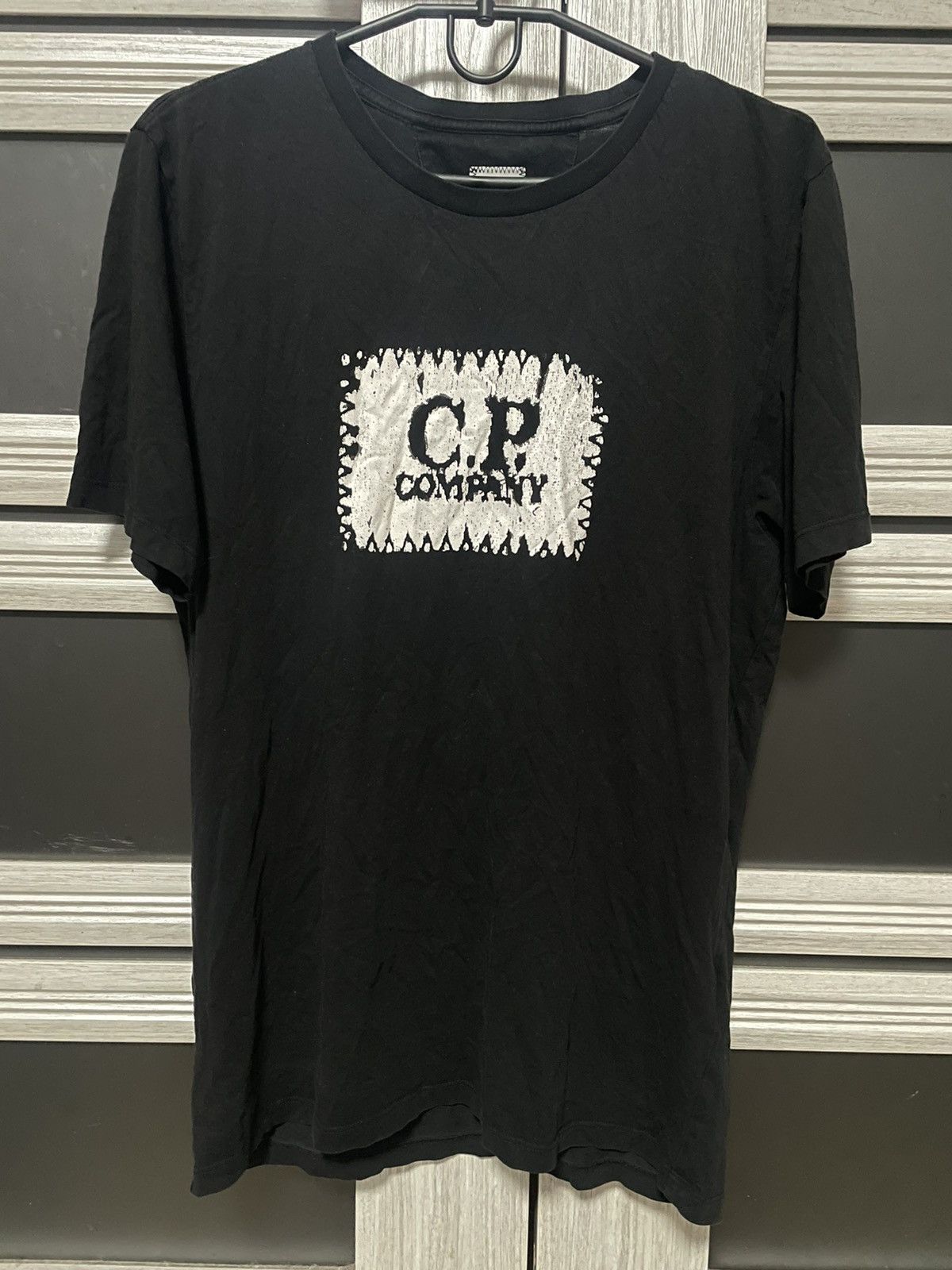 C.P. Company C.P. Company Vintage Big Logo Black Tee M Size US M / EU 48-50 / 2 - 1 Thumbnail