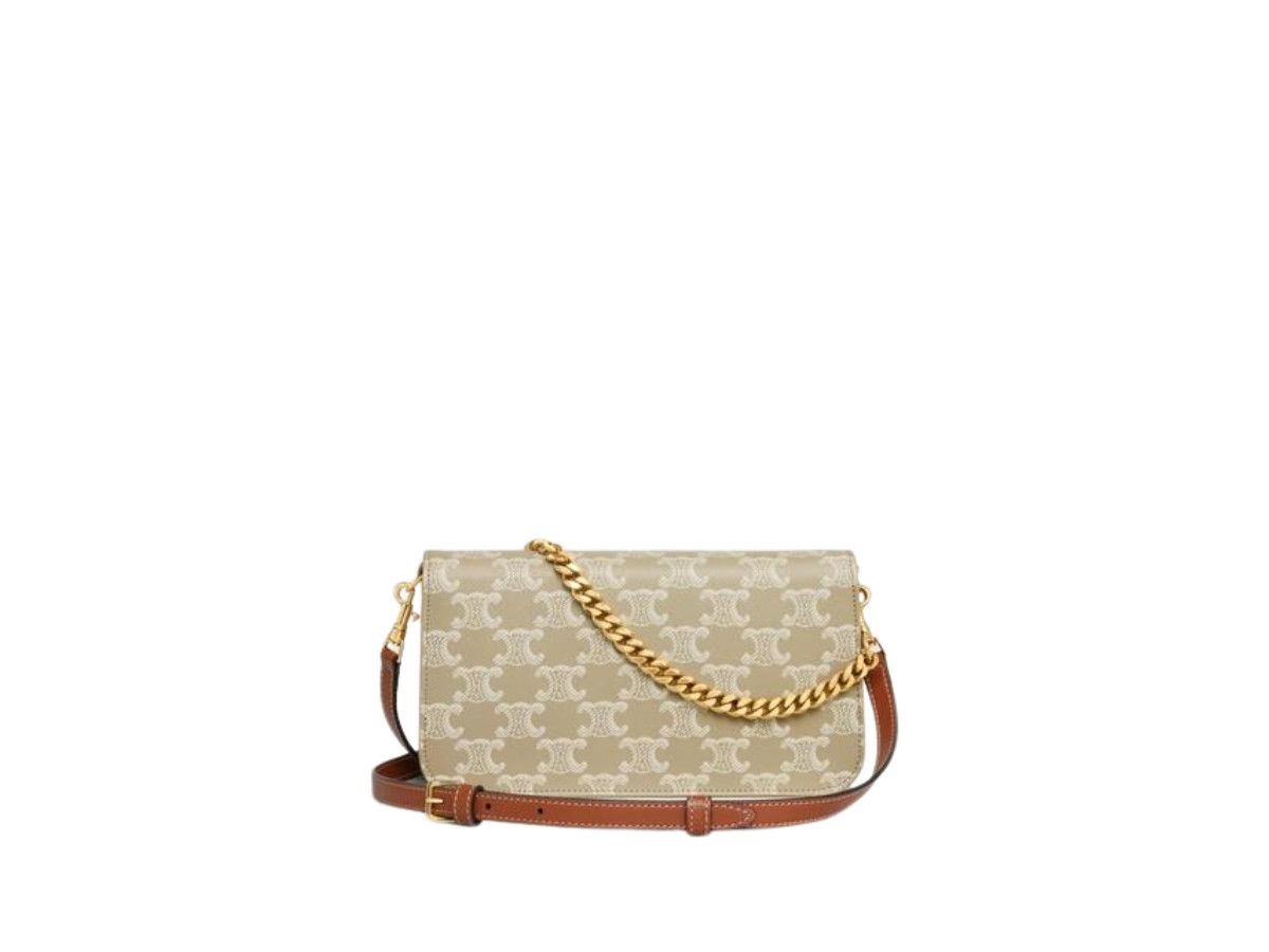 Celine o1bcso1str0725 Size : OS / 10L972 Canvas Bag in Grege Size ONE SIZE - 2 Thumbnail