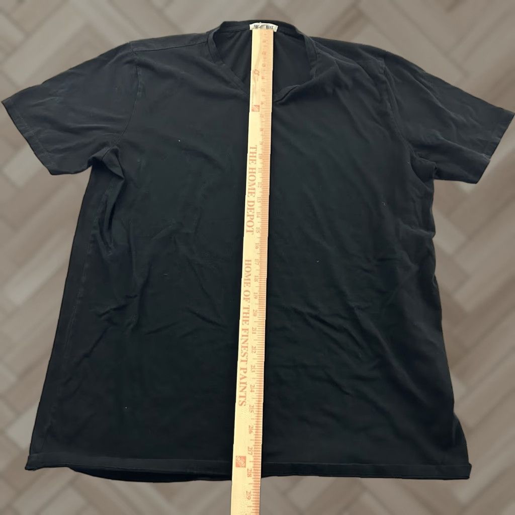 Vintage Forty Five Short Sleeve V-Neck T-Shirt Men's XL Solid Black Size US XL / EU 56 / 4 - 1 Thumbnail