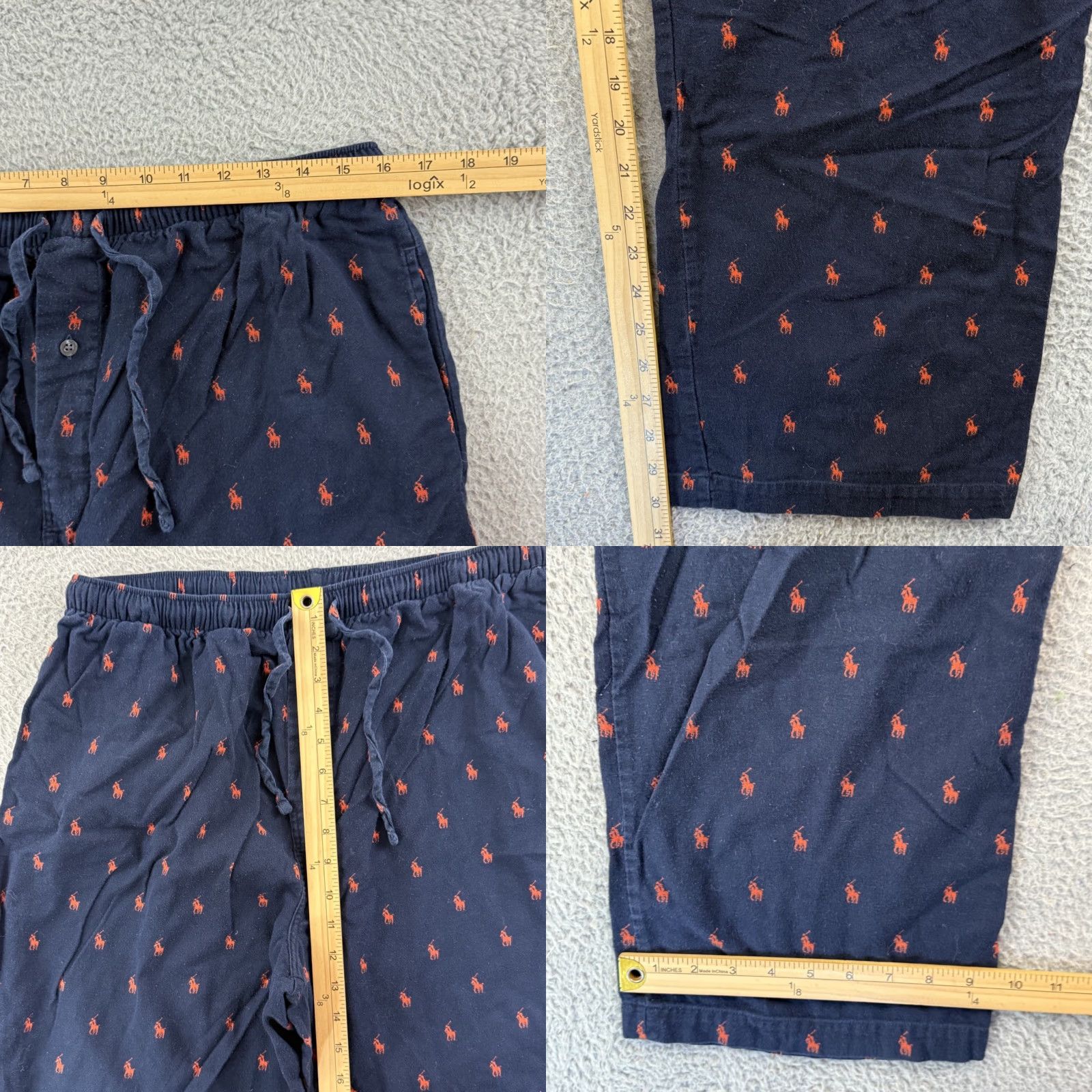 Polo Ralph Lauren Polo Ralph Lauren Sleepwear Pants Men Medium Loose Lounge Pony Logo Print Preppy Size US M / EU 48-50 / 2 - 8 Thumbnail