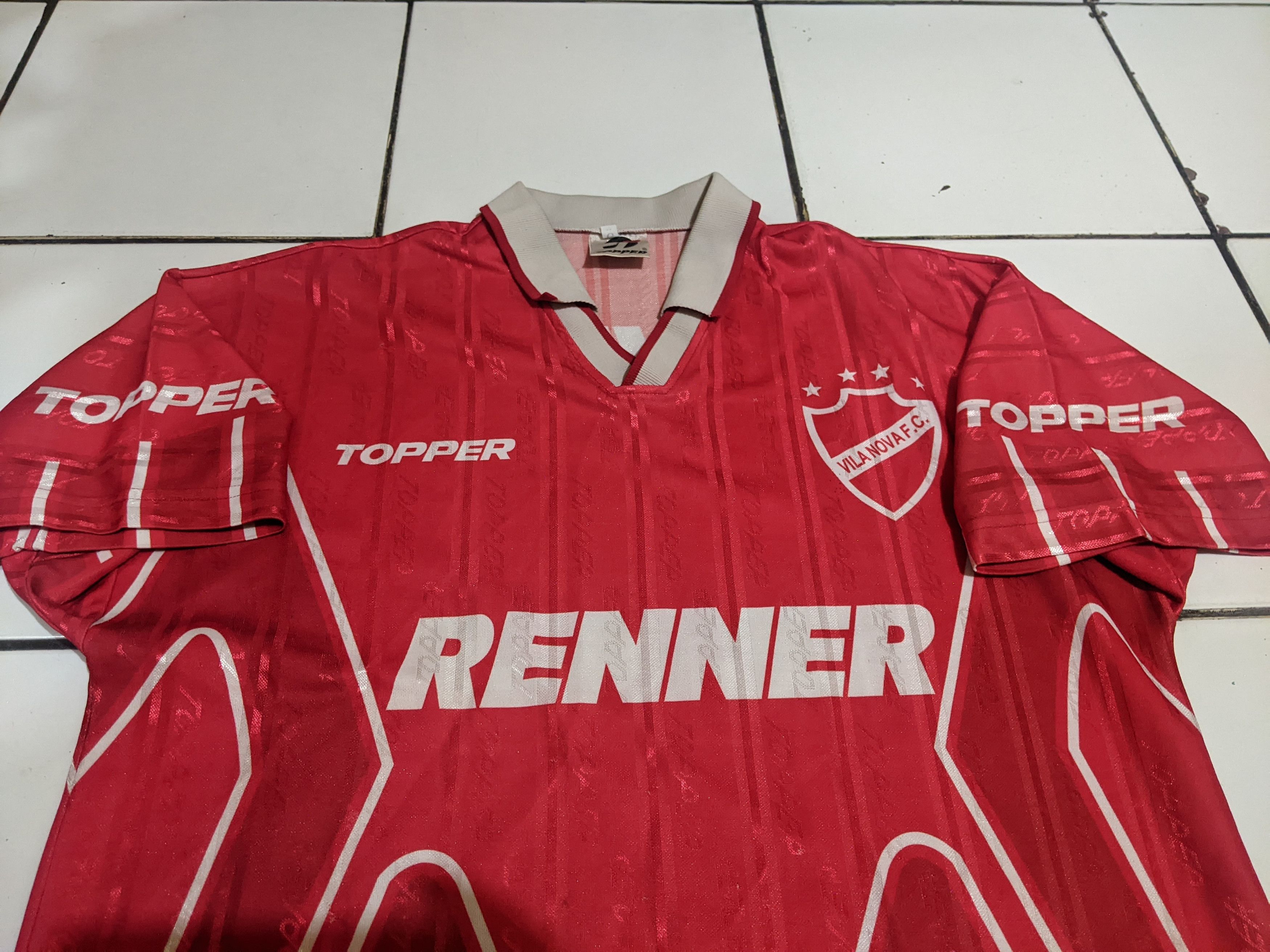 Vintage Vila Nova 1997 home Jersey football shirt Size US L / EU 52-54 / 3 - 4 Thumbnail