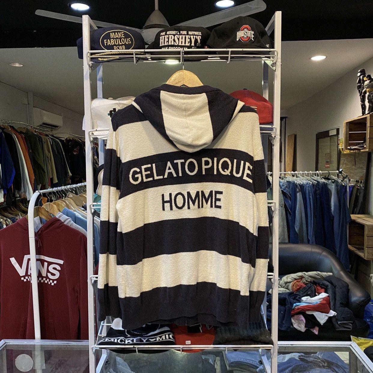 Japanese Brand × Vintage HOT ITEM!! GELATO PIQUE HOMME NYLON HOODIE Size US M / EU 48-50 / 2 - 1 Thumbnail
