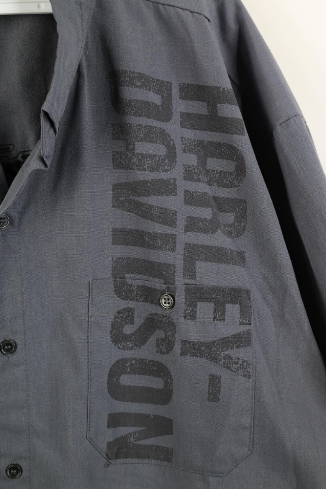 Harley Davidson Vintage Harley Davidson Workwear Mechanic Button Shirt Size US XXL / EU 58 / 5 - 4 Thumbnail
