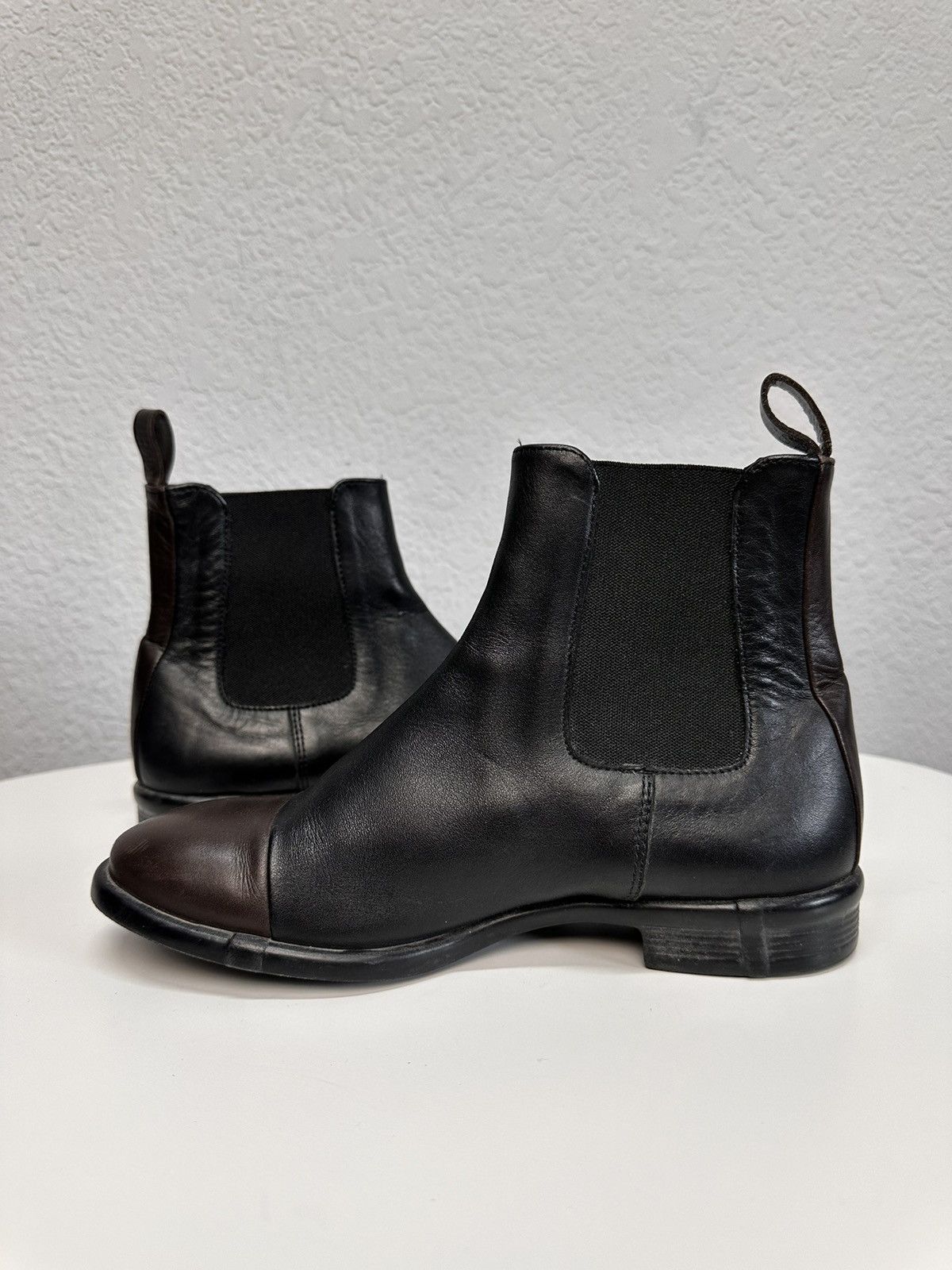 Dirk Bikkembergs Bikkembergs Brown Leather Chelsea Boots Minimal Italy Size US 6 / IT 36 - 3 Thumbnail
