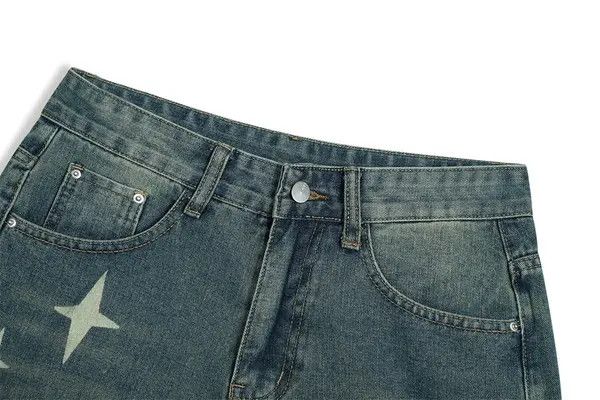 VIBE STARS Blue Denim Shorts Size US 28 / EU 44 - 8 Thumbnail