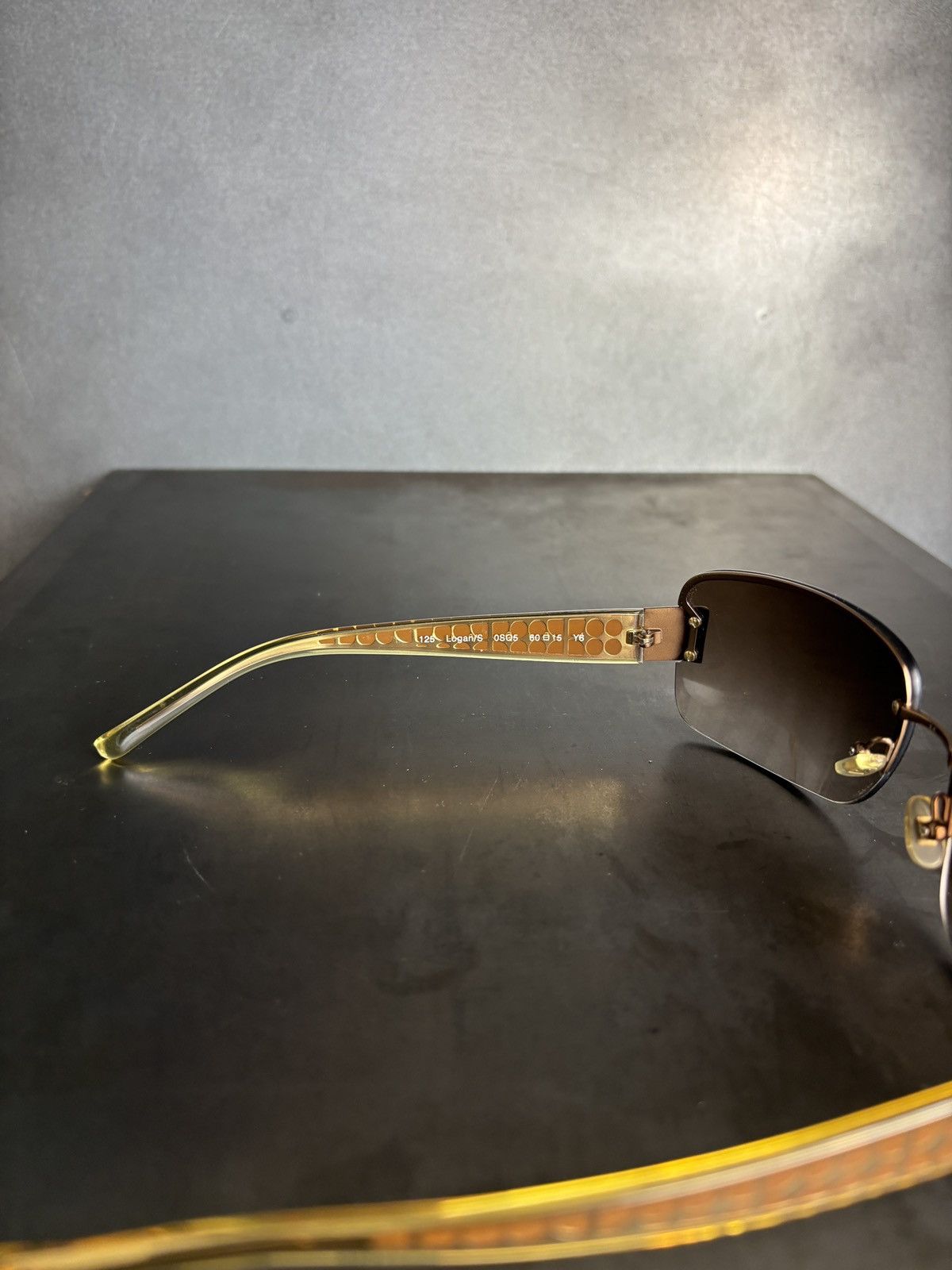Designer × Other Kate Spade Sunglasses 2000s Gold Buffs Rimless Y2K Designer Size ONE SIZE - 9 Thumbnail