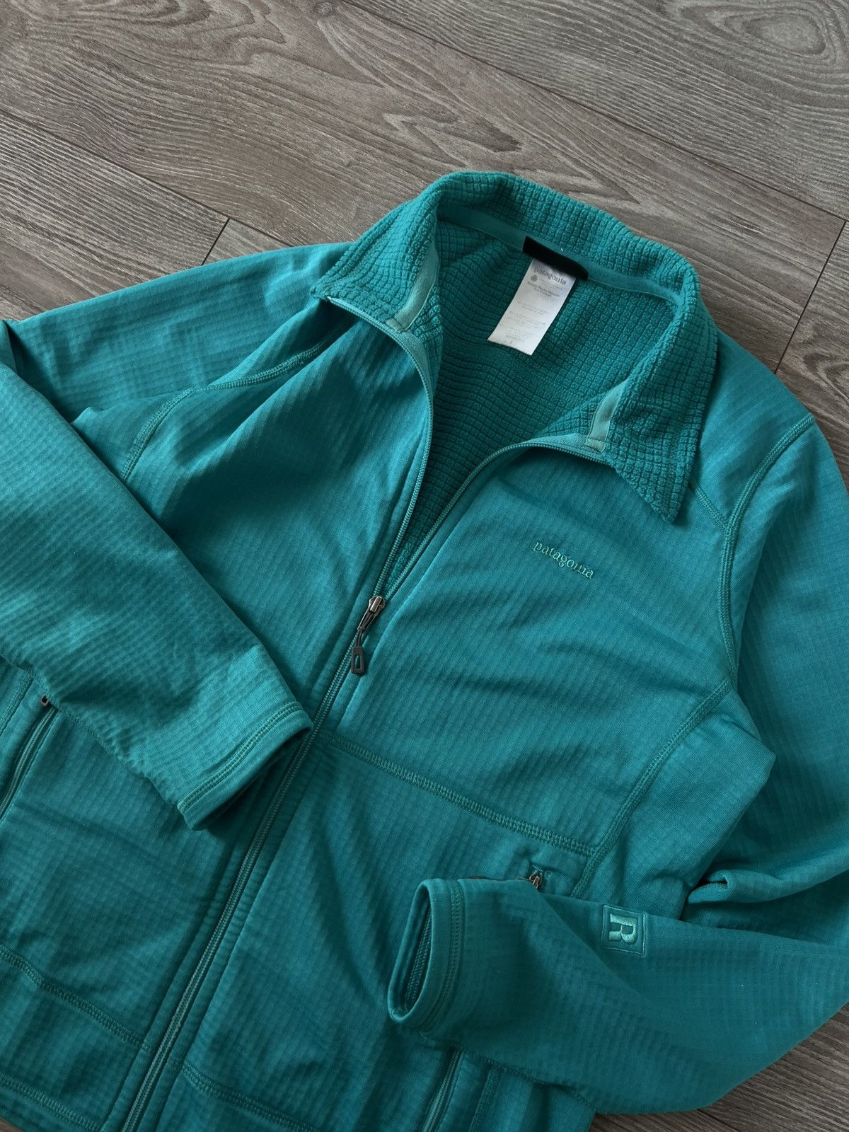 Patagonia Patagonia Polartec Gorpcore Knit Logo USA Fleece Zip Sweater Size L / US 10 / IT 46 - 19 Thumbnail