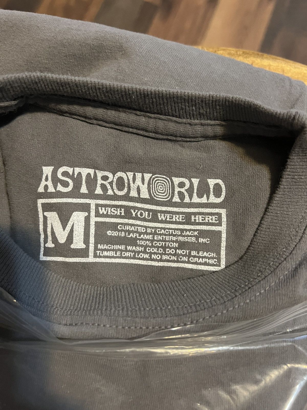 Travis Scott Travis Scott Astroworld Europe Stop Look Listen Long Sleeve Size US M / EU 48-50 / 2 - 4 Thumbnail