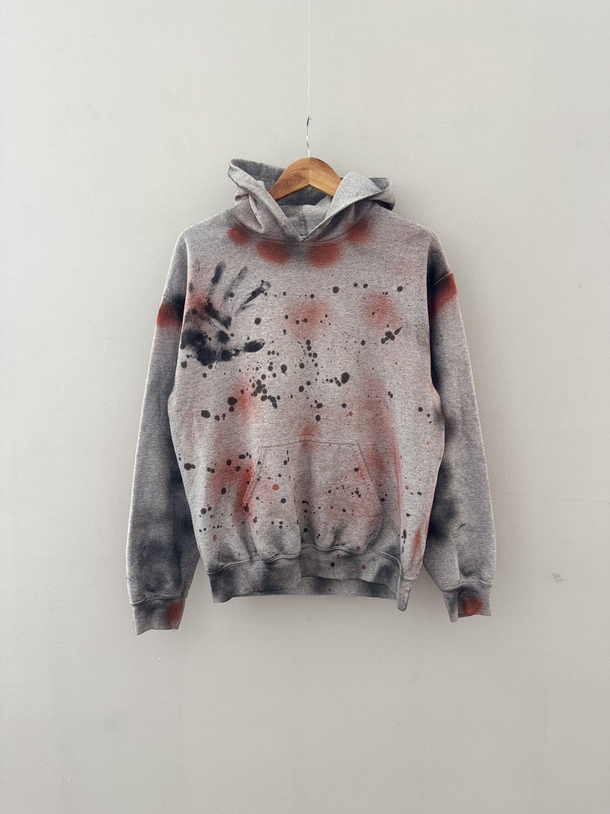 Japanese Brand Vintage avantgarde punk multicolour hoodie hippie Size US S / EU 44-46 / 1 - 1 Thumbnail