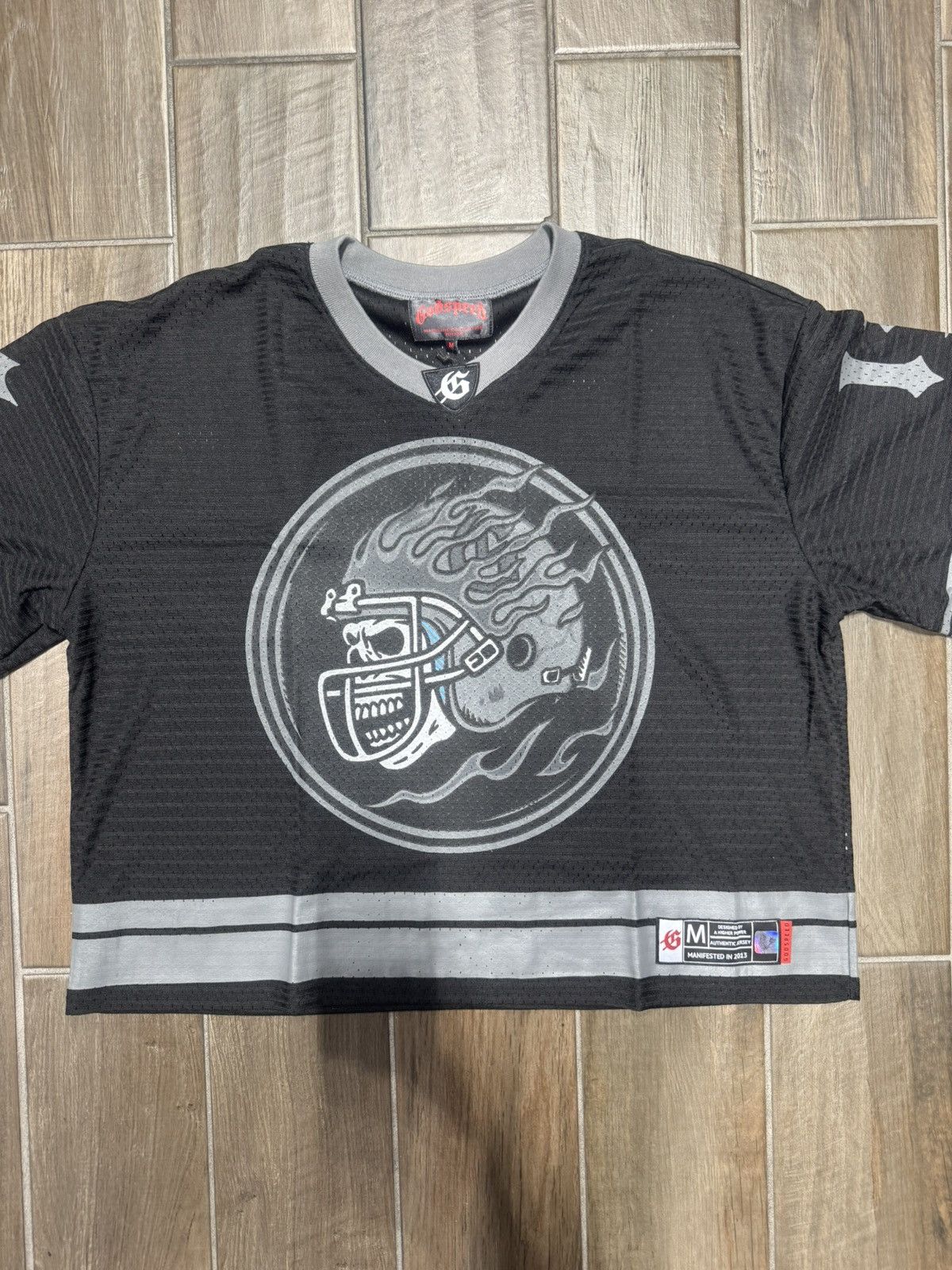 Godspeed First Down Jersey Black/Grey