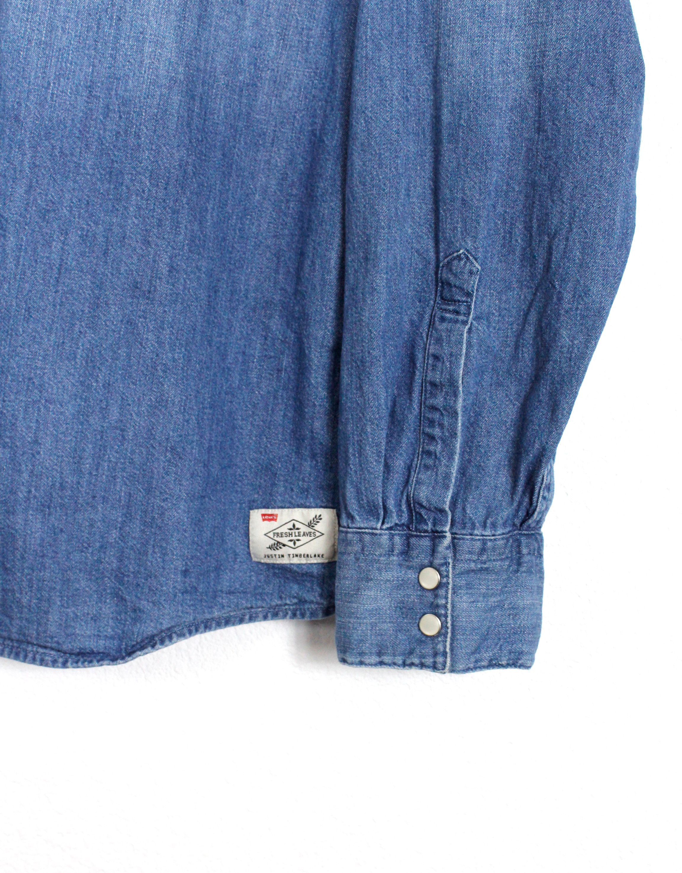 Levi's Levi's x Justin Timberlake Jeans Western Denim Shirt Size US XL / EU 56 / 4 - 2 Thumbnail