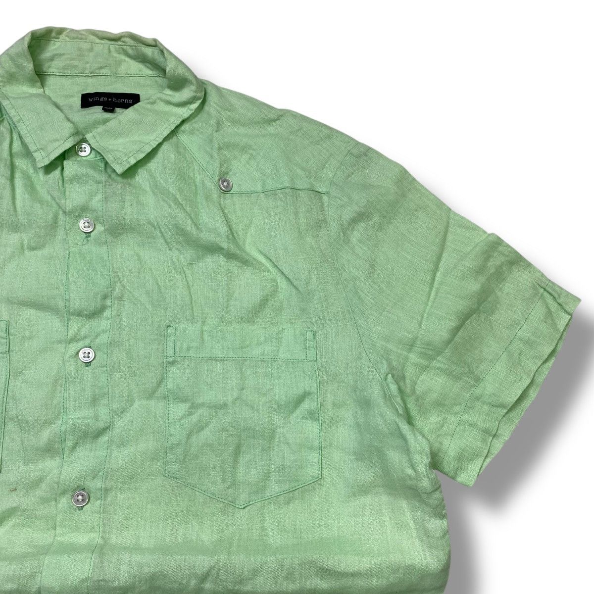 Wings + Horns Wings + Horns linen 4 pocket shirt Size US M / EU 48-50 / 2 - 3 Thumbnail
