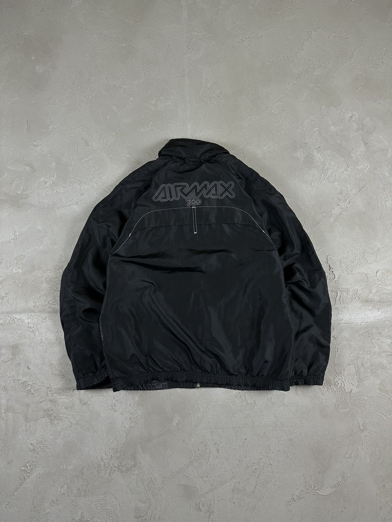 Nike 00s Vintage Nike Air Max Nylon Zip Tracksuit Jacket Size US M / EU 48-50 / 2 - 11 Thumbnail