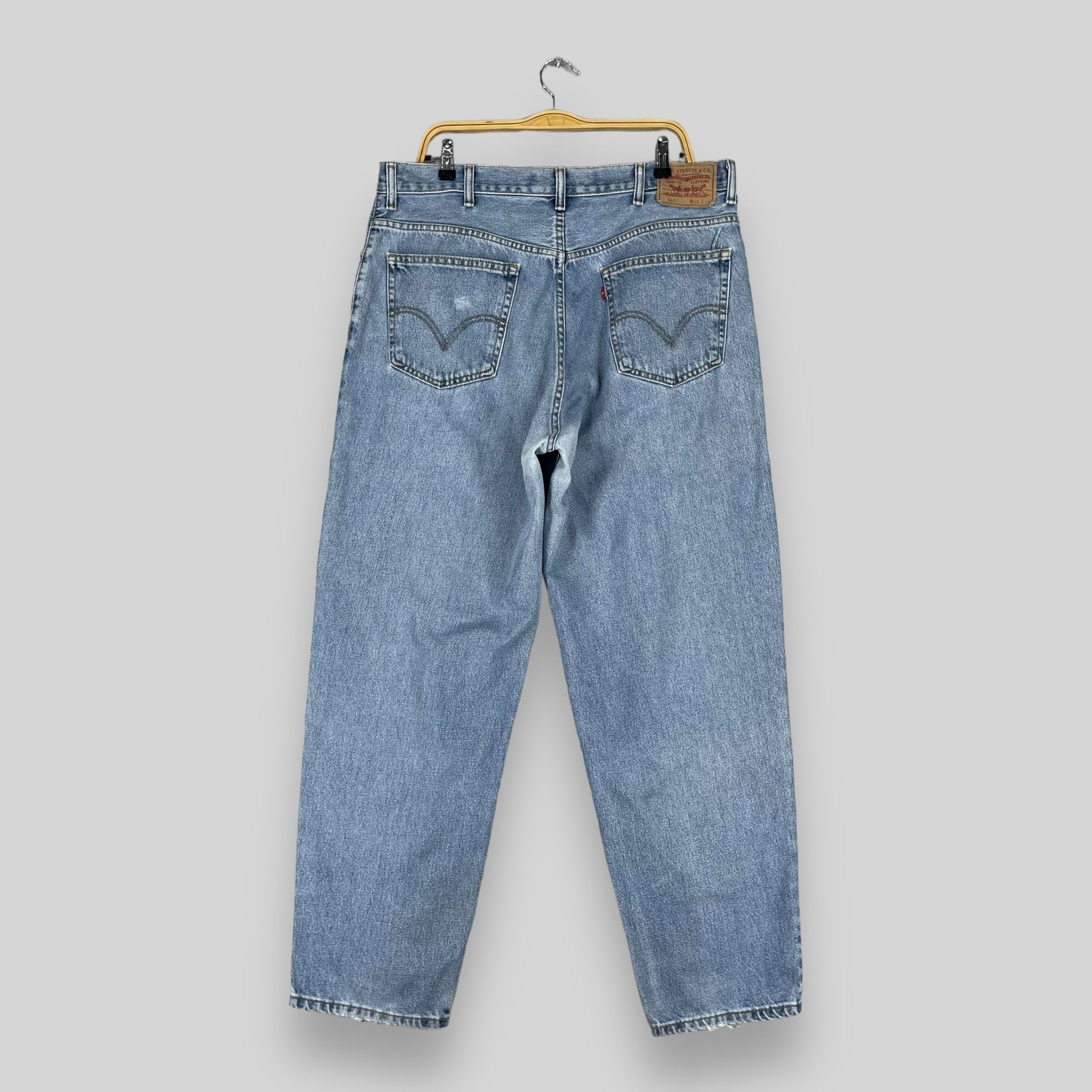Levi's × Vintage W37 L32 Vintage Levis 560 Distressed Reconstruct Jeans Size US 38 / EU 54 - 8 Thumbnail