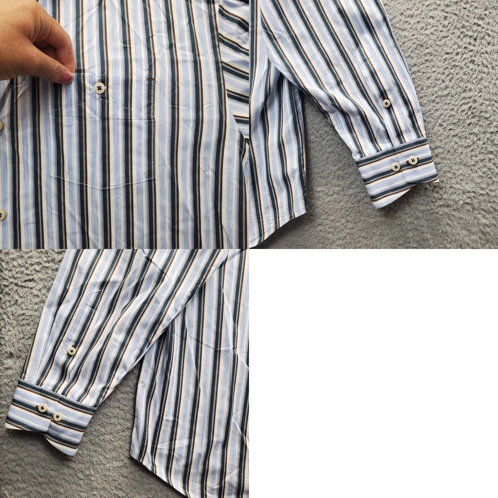 Tommy Bahama Tommy Bahama Casual Shirt Men’s XL Multicolor Striped Long Sleeve Collared Button Up Size US XL / EU 56 / 4 - 8 Thumbnail