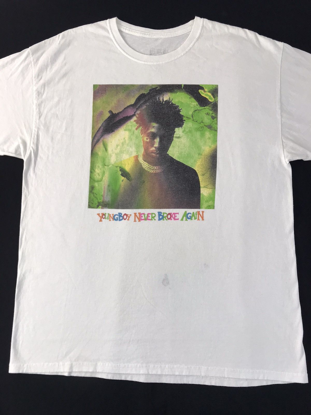 Rap Tees NBA Youngboy Never Broke Again American Rapper Box Logo Size US L / EU 52-54 / 3 - 3 Thumbnail