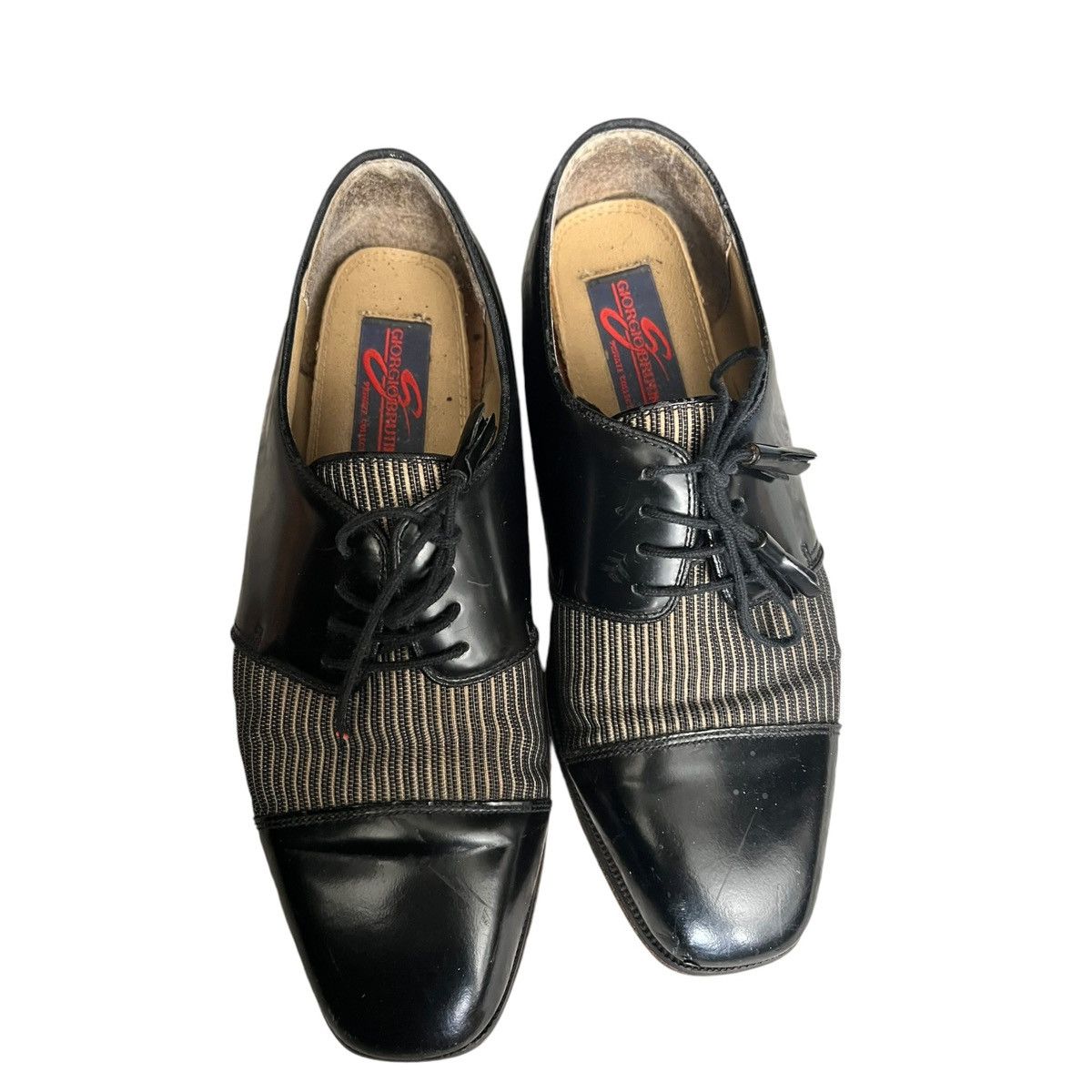 Giorgio Brutini Giorgio bruini Oxford shoes with subtle stripe pattern Size US 8.5 / EU 41-42 - 2 Thumbnail