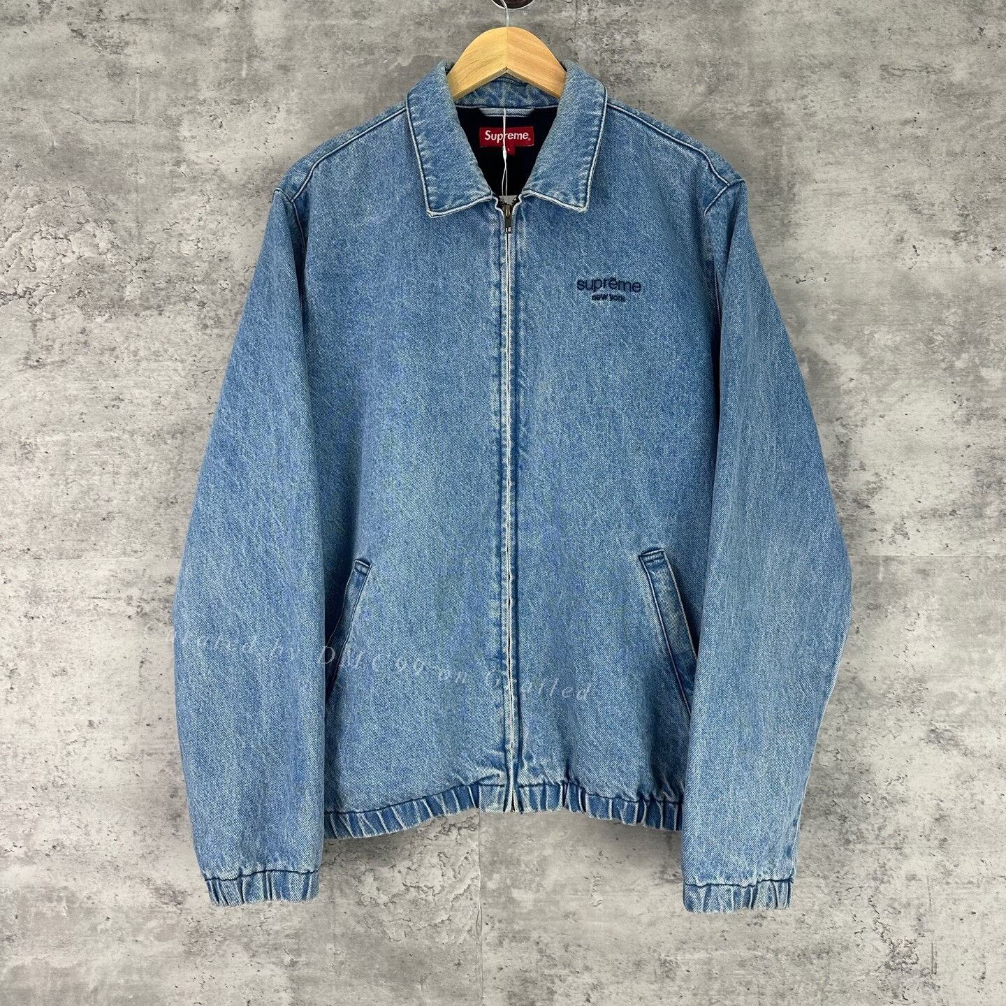 Supreme Denim Harrington Jacket | Grailed