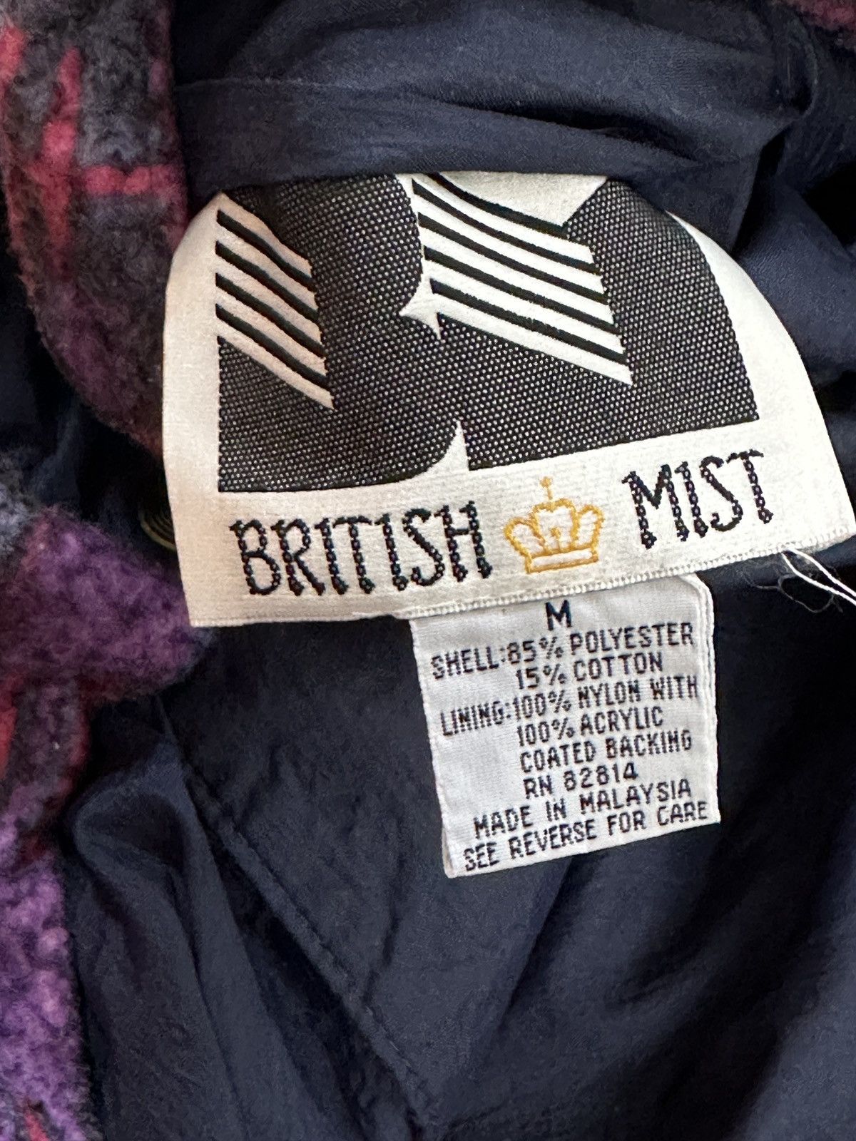 Vintage VTG British Mist Jacket Size M / US 6-8 / IT 42-44 - 4 Thumbnail