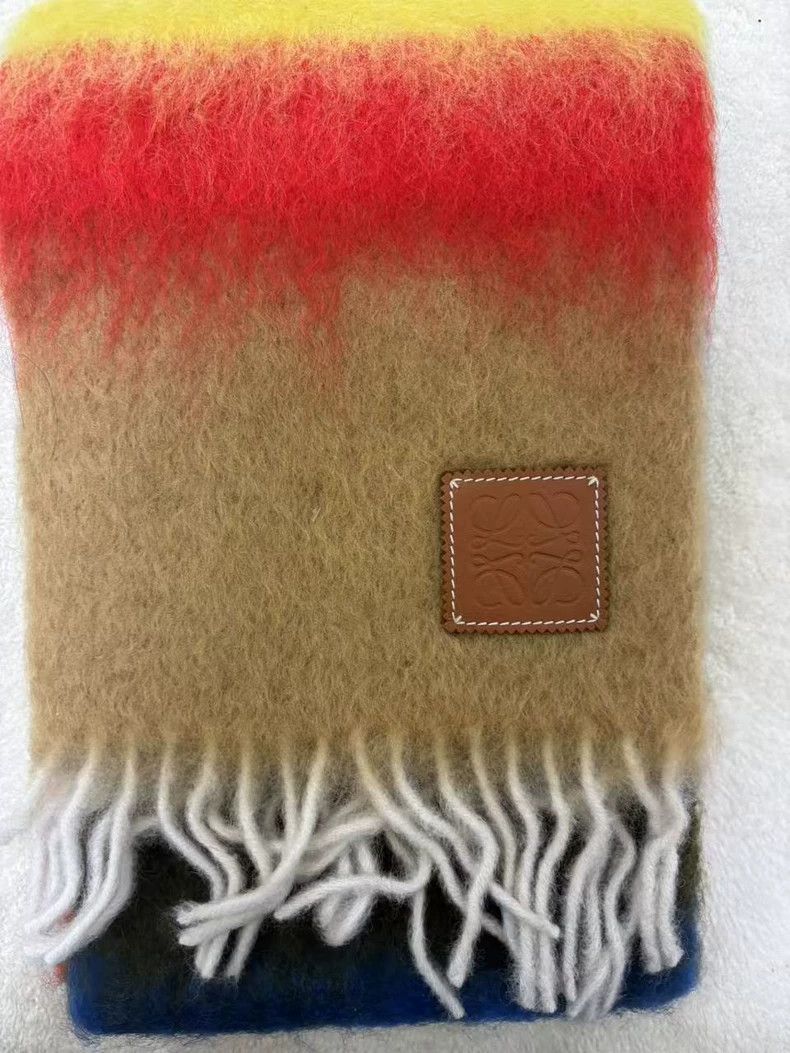 Loewe LOEWE size198*23cm Ma Ha Mao rainbow scarf Size ONE SIZE - 5 Thumbnail