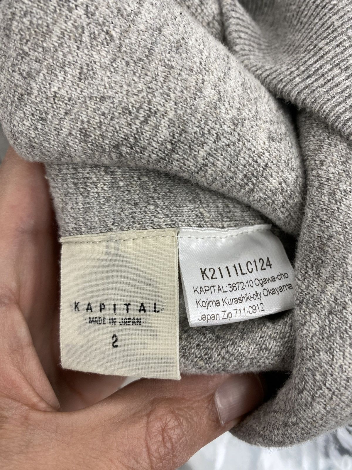Kapital Kapital smiley fleece hoodie grey medium authentic Size US S / EU 44-46 / 1 - 10 Thumbnail