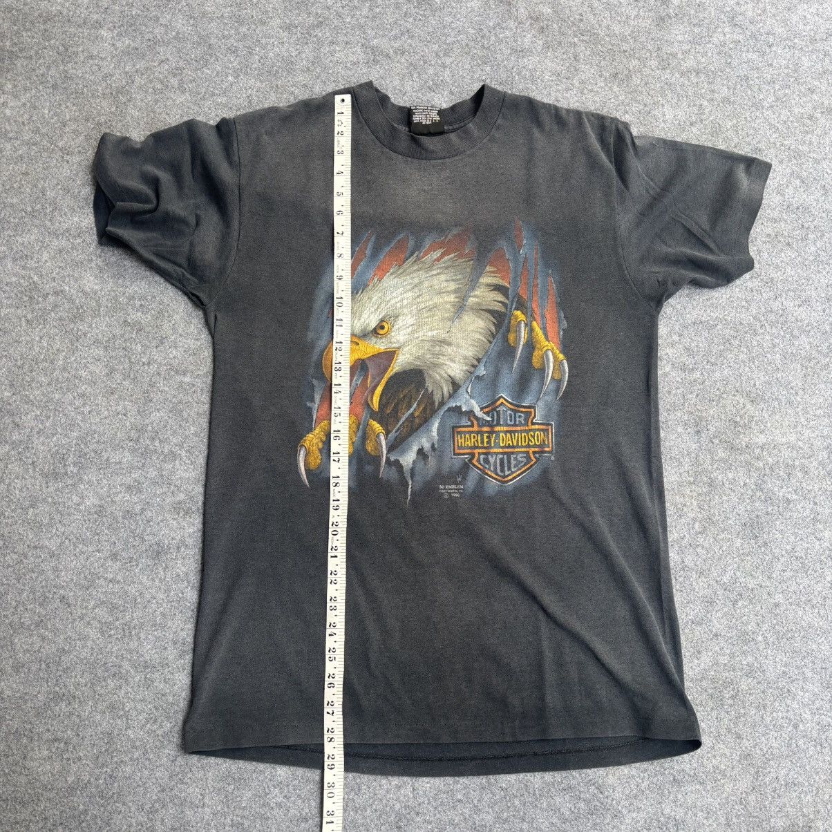 Harley Davidson Vintage Harley Davidson 1990 3D Emblem T shirt Size US L / EU 52-54 / 3 - 7 Thumbnail