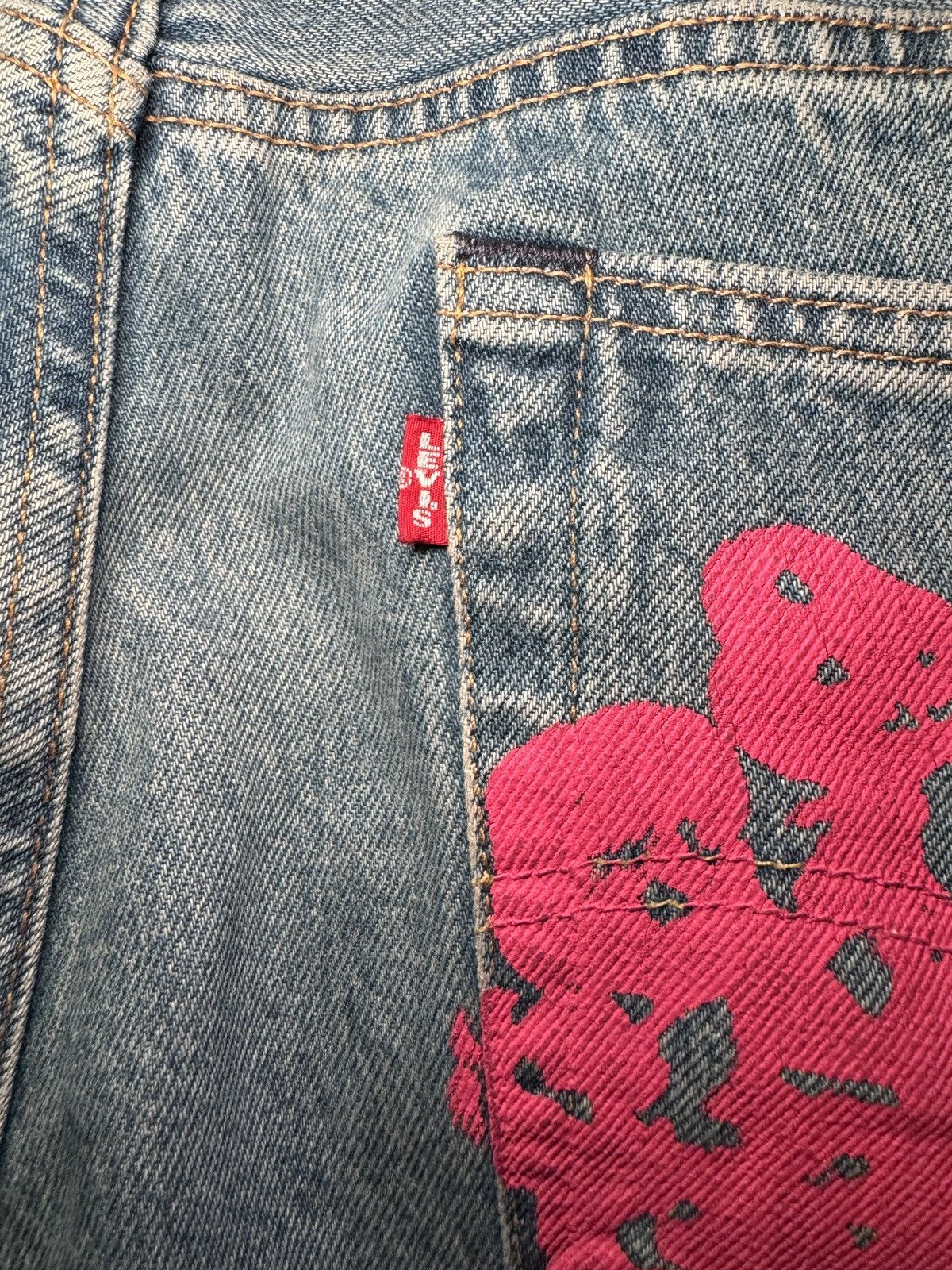 (B).Stroy × DENIM TEARS Denim Tears B Stroy Jeans Size US 36 / EU 52 - 5 Thumbnail