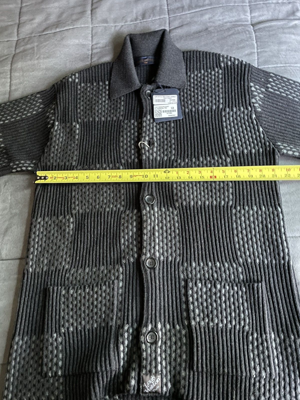 Louis Vuitton × Nigo Louis Vuitton Nigo Giant Damier Rib Jacket Size US L / EU 52-54 / 3 - 5 Thumbnail