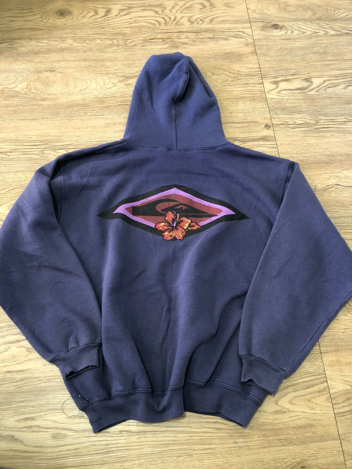 Quiksilver Vintage 90’s Quiksilver hoodie Size US L / EU 52-54 / 3 - 5 Thumbnail