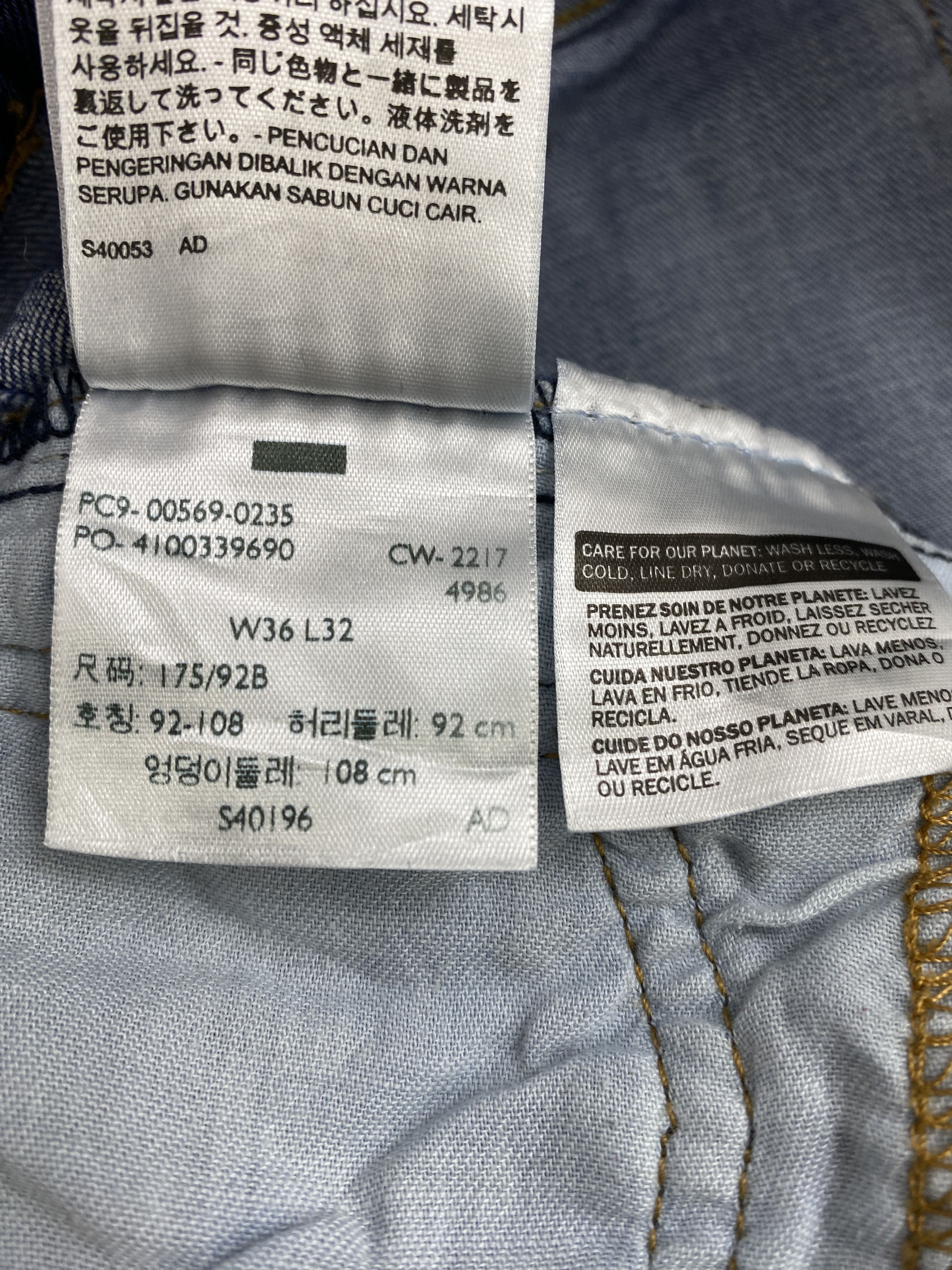 Levi's × Vintage Vintage Levis 569 Blue Denim Jeans Size US 34 / EU 50 - 9 Thumbnail