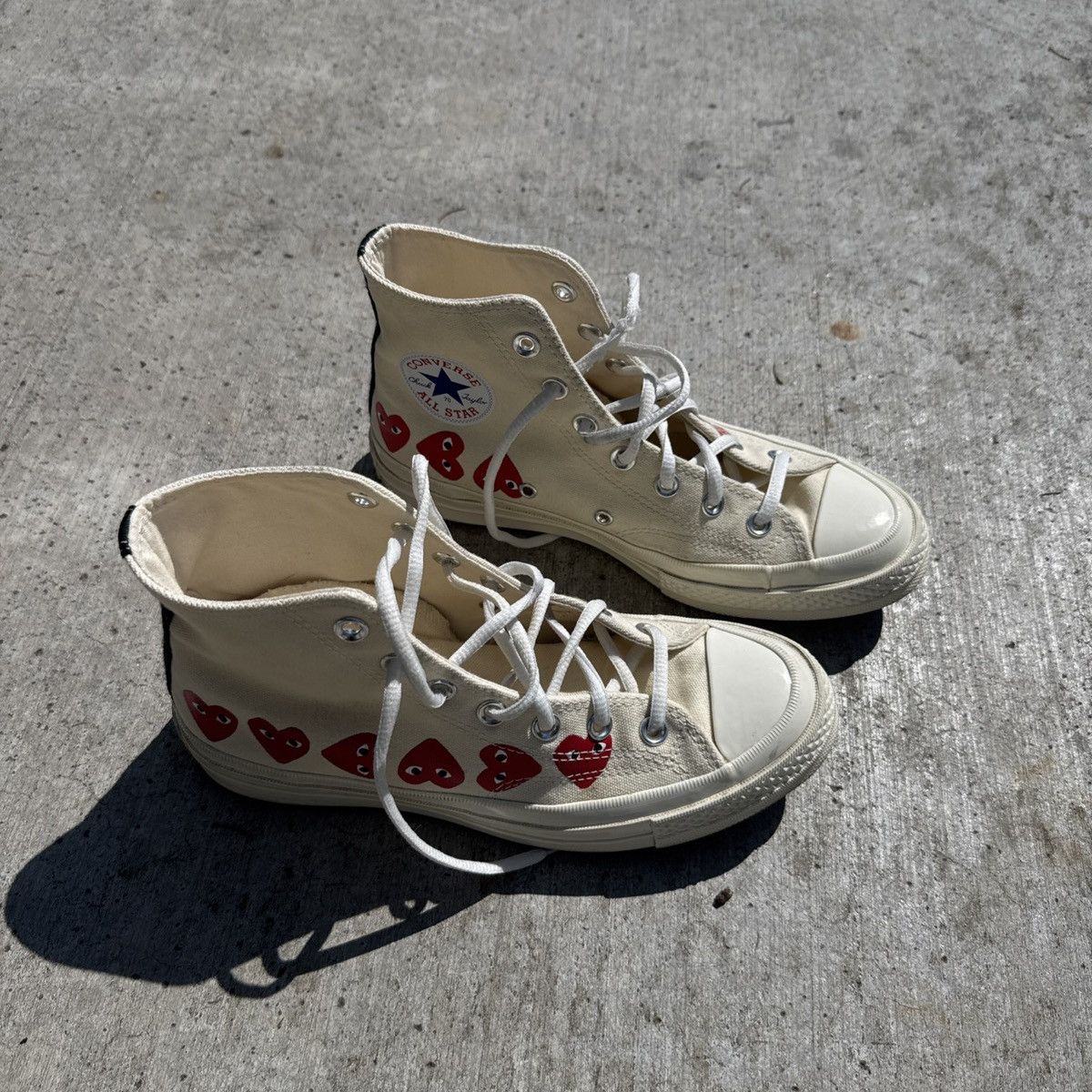 Comme des Garcons Comme des Garcons Play x Chuck 70 High Top Multi Heart Size US 6 / EU 39 - 3 Thumbnail