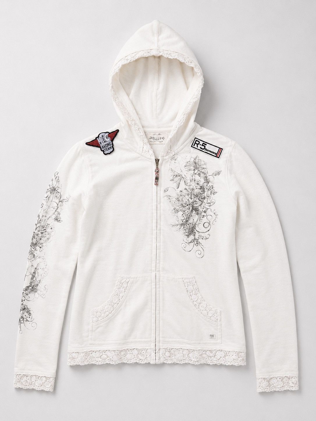 Miss Me Miss Me Japanese Style Tribal Art Gothic Patch Jacket Hoodie Size L / US 10 / IT 46 - 1 Thumbnail