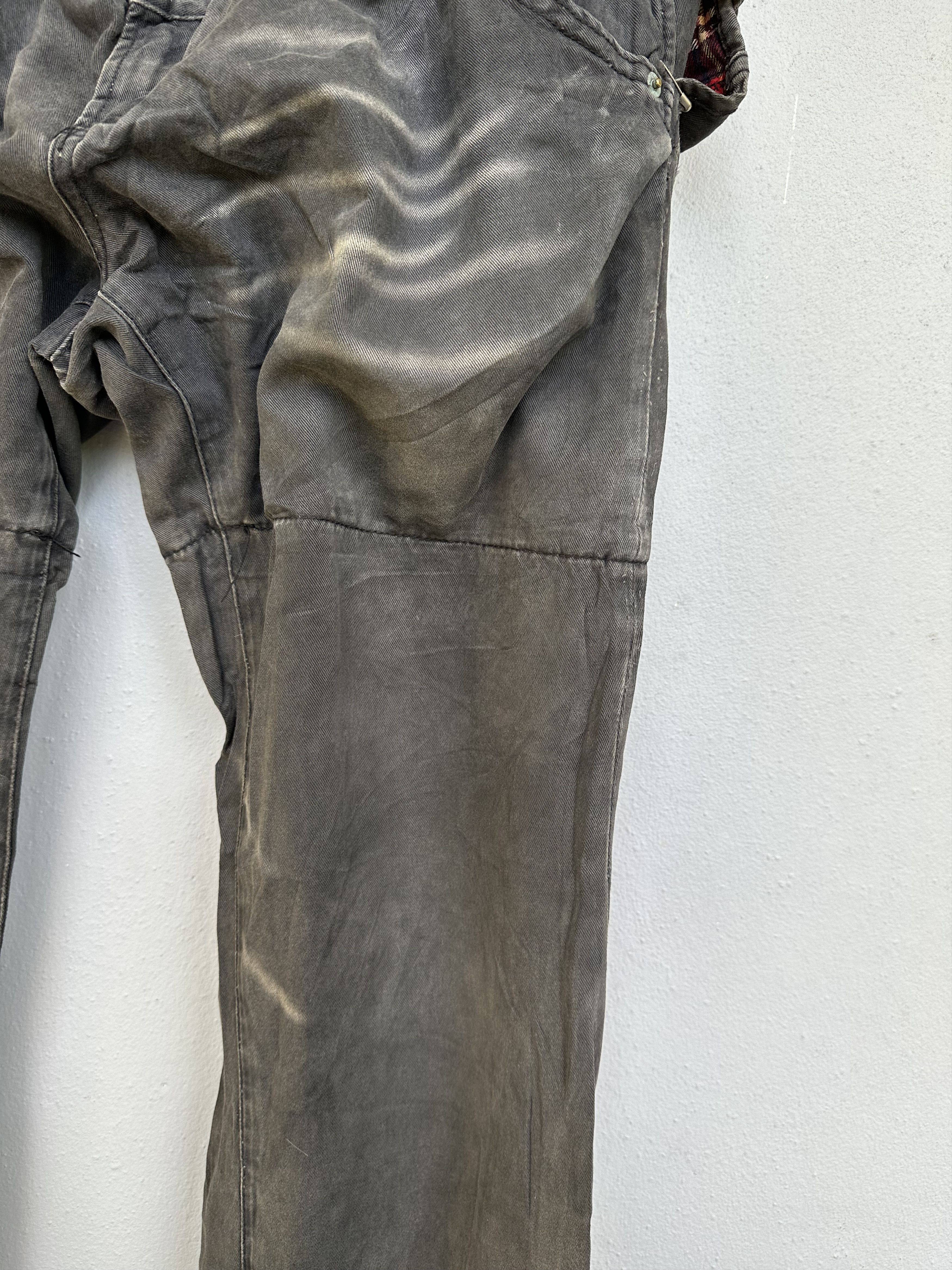 Japanese Brand Rare Savignac De Denim Double Waist Seditionaries Distressed Size US 32 / EU 48 - 16 Thumbnail
