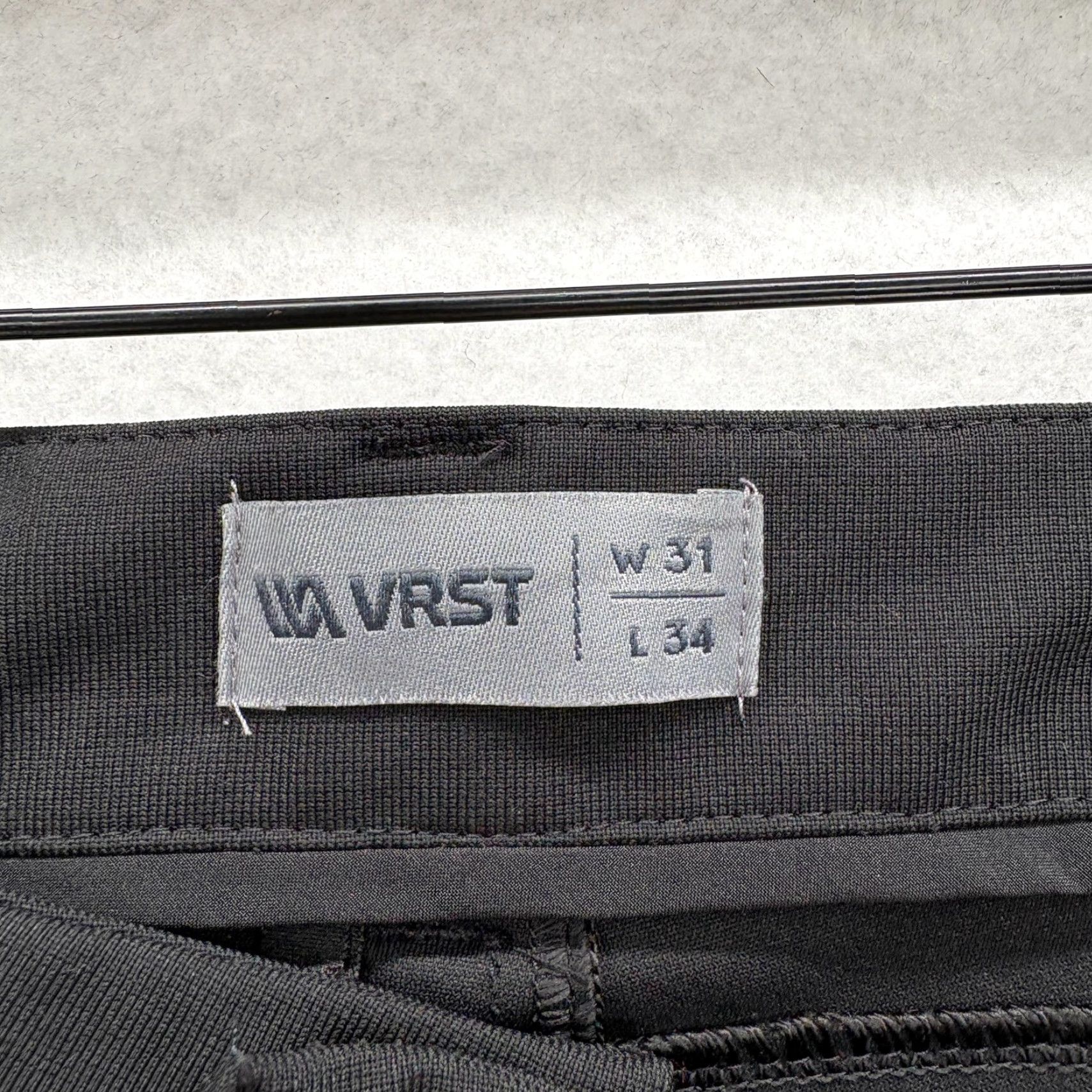 Vintage VRST Limitless 5-Pocket Pants Mens 31x32 Black Stretch Athletic Fit Tapered Leg Size US 31 - 4 Thumbnail